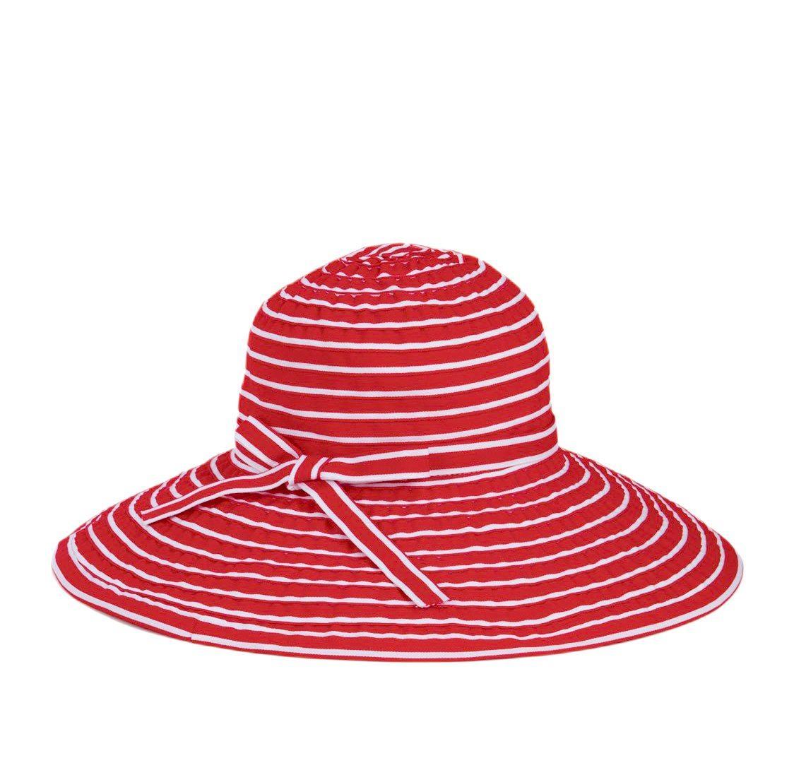 Elegant Women's Ribbon Braided Wide Brim Sun Hat with Bow - Perfect for Beach, Garden Parties & Summer Outdoor Activities