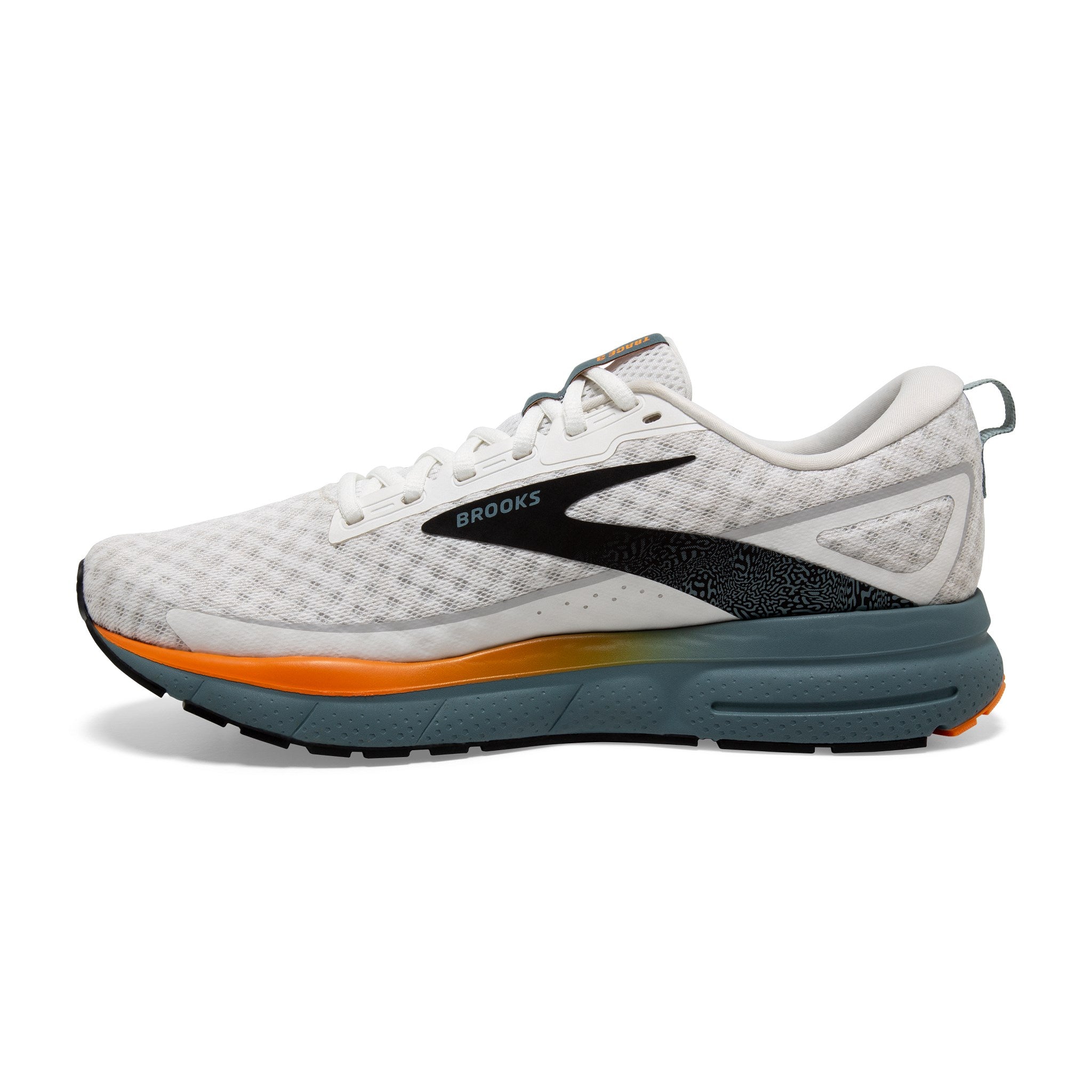 M Trace 3 White Orange Goblin Blue - High Performance Running Shoes for Men & Women - Perfect for Trail Running, Hiking & Outdoor Sports