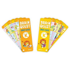 Brain Quest Kindergarten Learning Game - #1 Q&A Educational Activity for Kids Ages 5-6 | Fun Classroom & Homeschool Learning Tool
