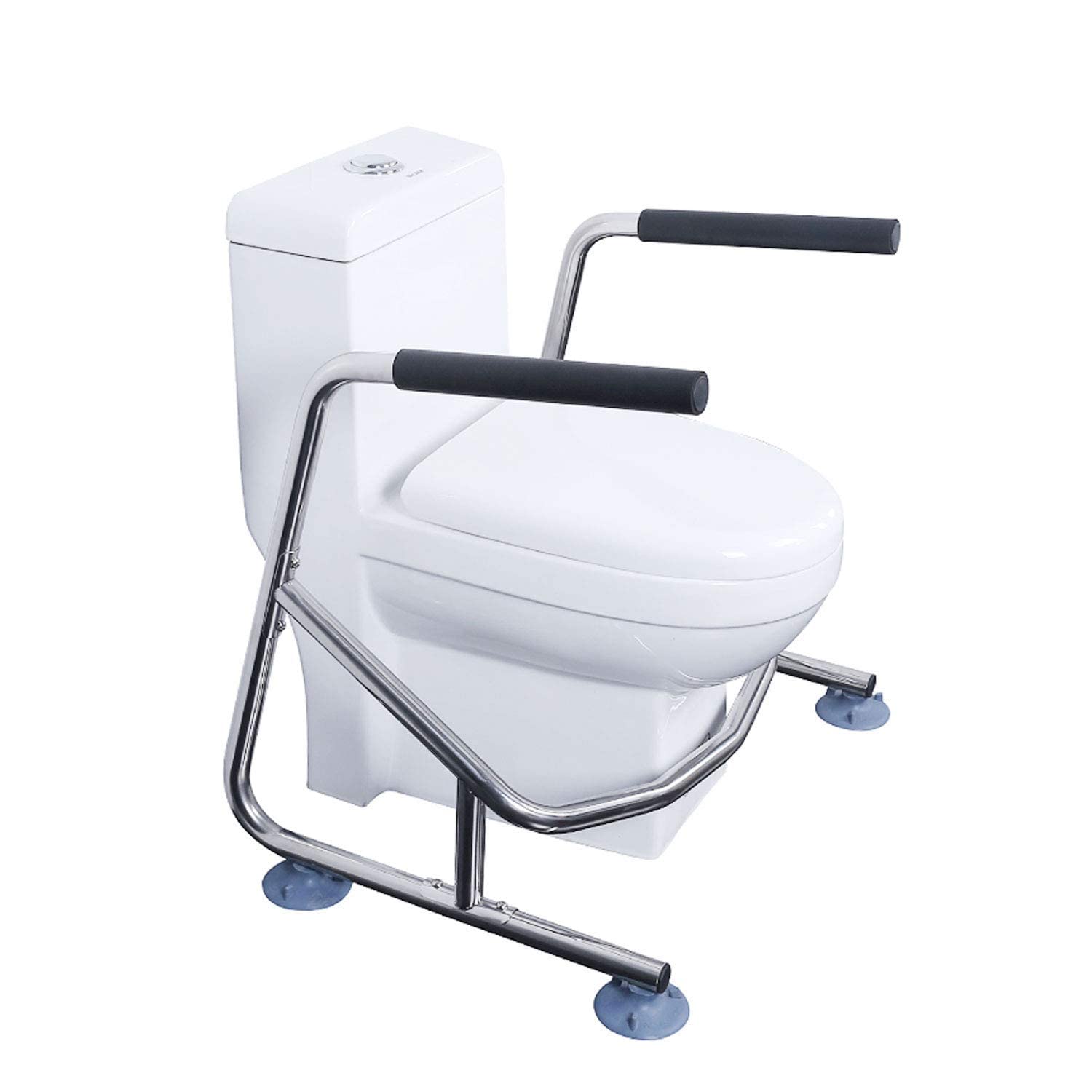 Elderly Toilet Safety Rails - Adjustable Bathroom Safety Frame for Seniors, Arthritis & Surgery Recovery - Easy Installation Non-Slip Toilet Seat Assist - Ideal for Elderly Care & Mobility Assistance at Home