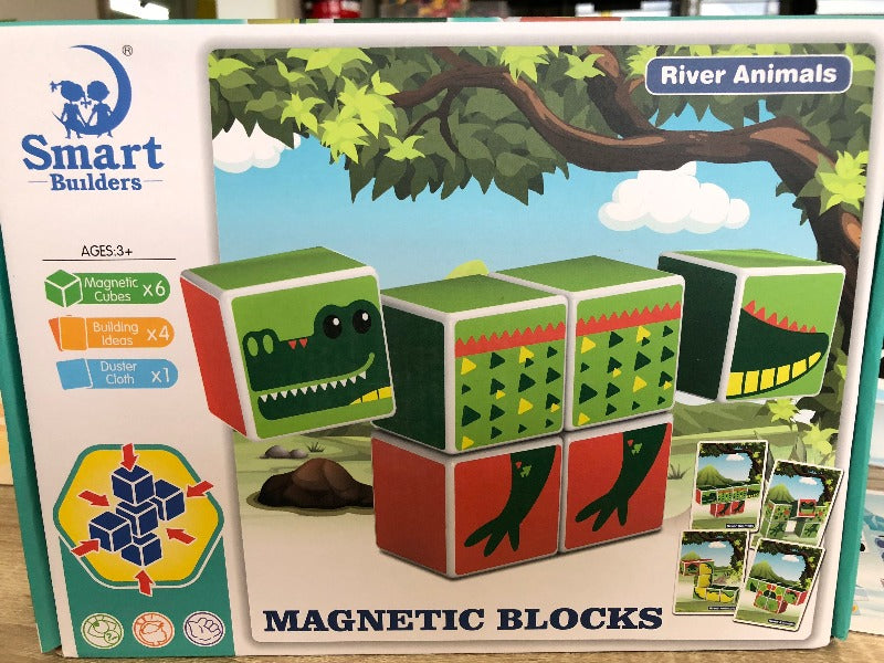 STEM Magnetic Building Blocks for Kids - Educational Construction Toy with 100+ Pieces for Creative Play, Learning & Home Decor