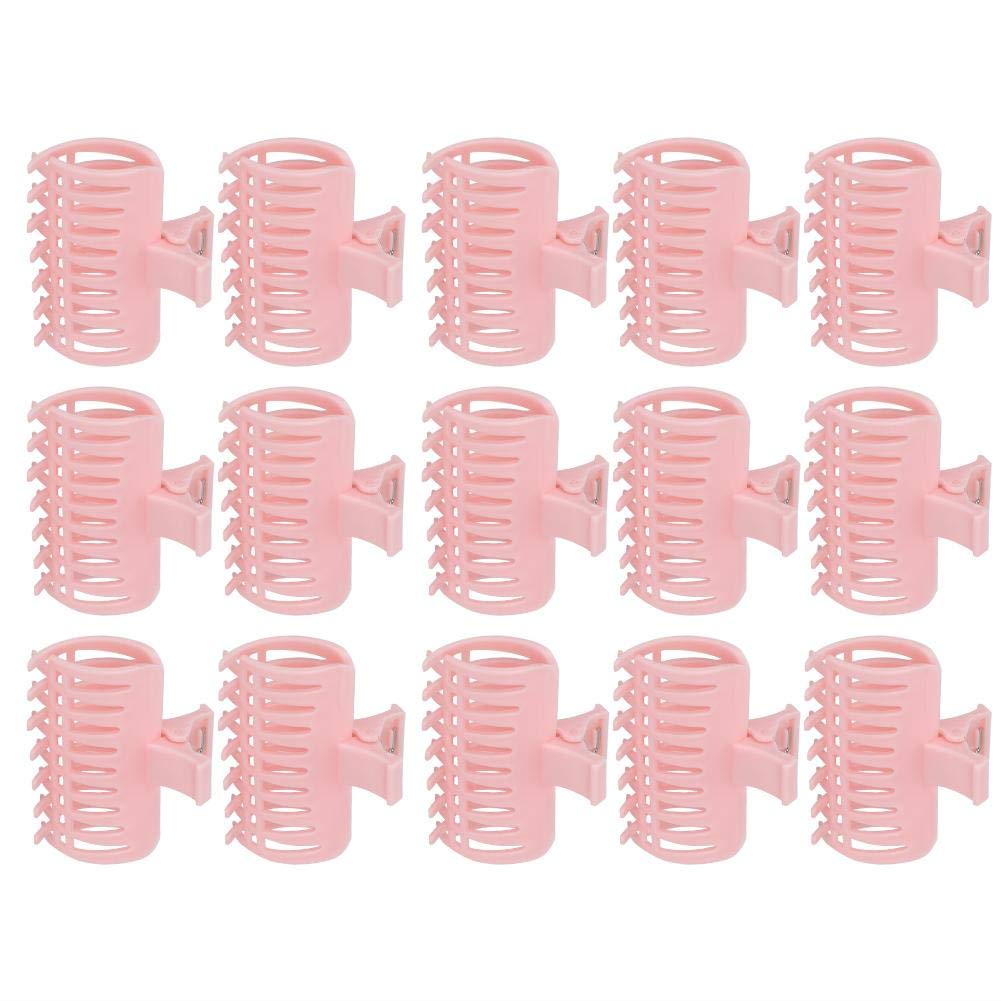 15Pcs Hair Roller Clips - Strong Hold Hair Curler Claw Clips for Women & Girls, Perfect for Sectioning & Styling Hair at Home or Salon (Great for Curling, Updos & Hairdressing Tools)