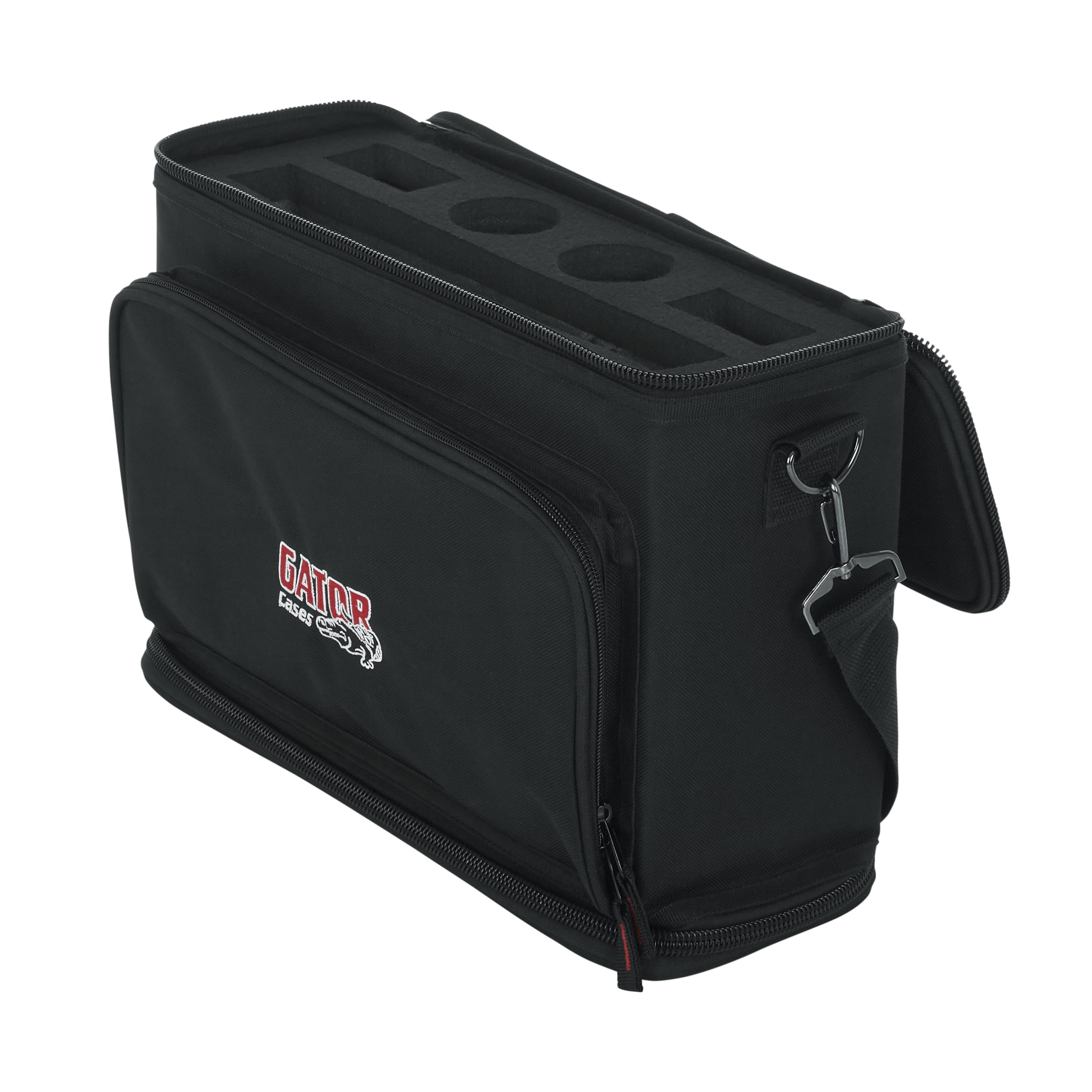 Gator GM-DUALW Wireless System Bag - Professional Portable Audio Equipment Case for Guitar, Bass & Microphone - Perfect for Live Performances, Studio Recording & Traveling Musicians