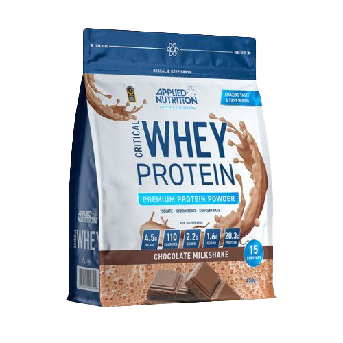 Applied Nutrition Critical Whey Protein Powder - 450g for Muscle Recovery & Growth | Post-Workout & Fitness Supplement
