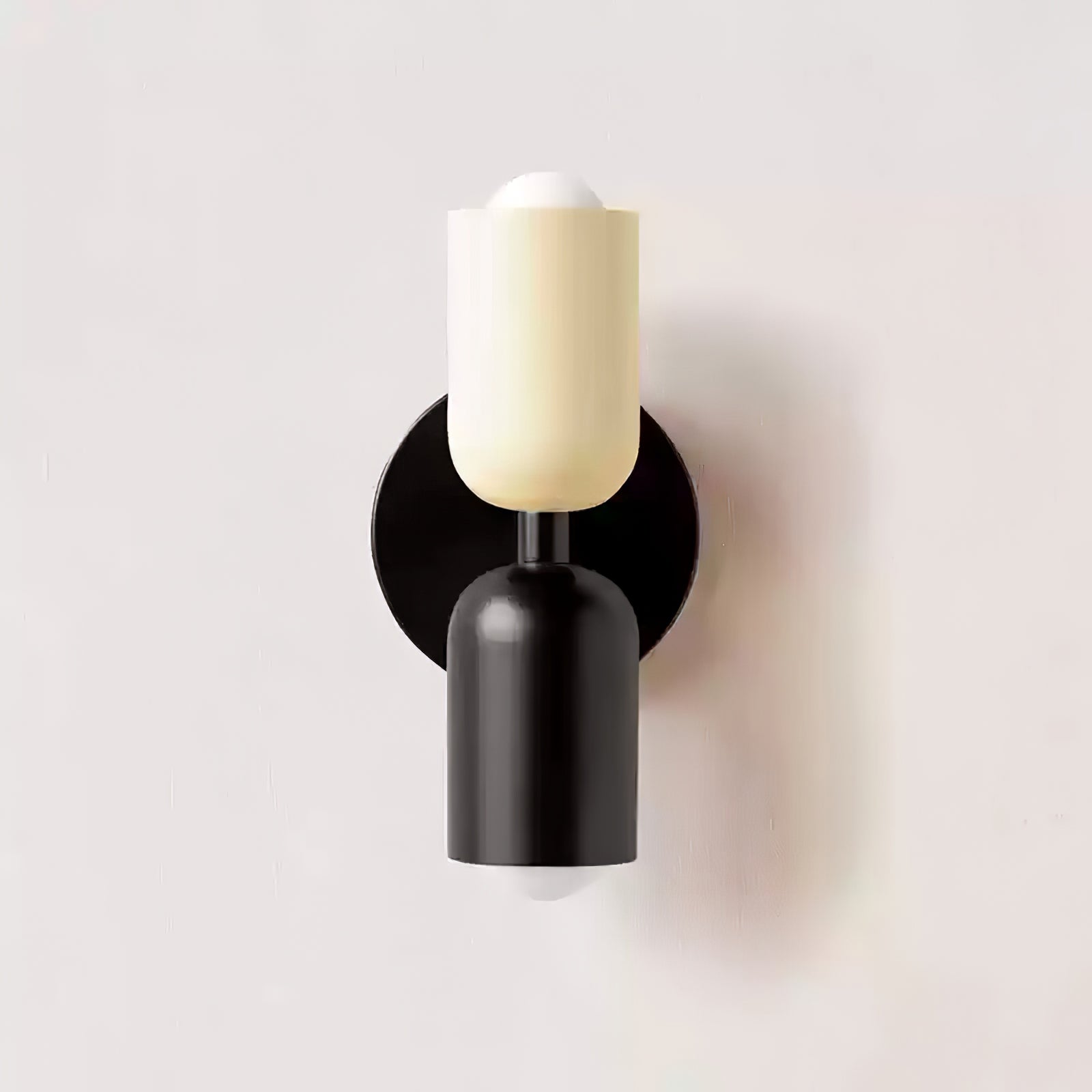 Double Plug In Wall Lamp - Modern USB & Outlet Night Light for Bedroom, Nursery, Hallway - Adjustable Brightness & Energy Efficient