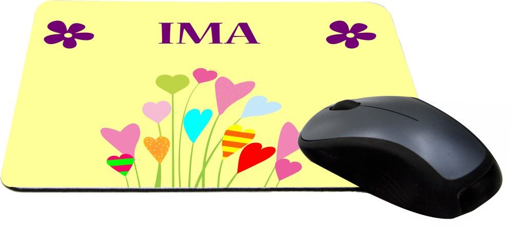 Colorful Buttercup Floral Gaming Mouse Pad - Non-Slip RGB Mouse Mat with Vibrant Flower Design for PC, Laptop, Office & Home Use - Perfect for Gamers, Work & Decor (MPSQ RK 43772)