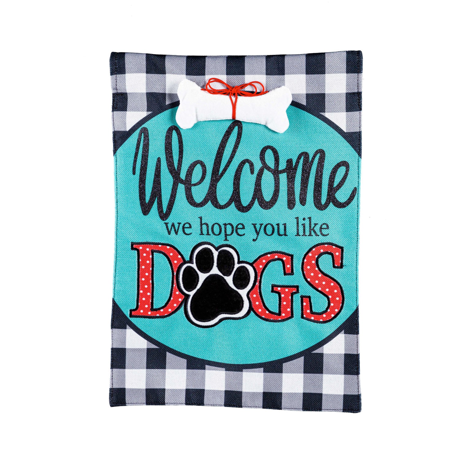 Hope You Like Dogs Garden Burlap Flag - Outdoor Decorative Banner for Yard, Patio & Home Decor - Perfect for Dog Lovers & Pet Themed Parties