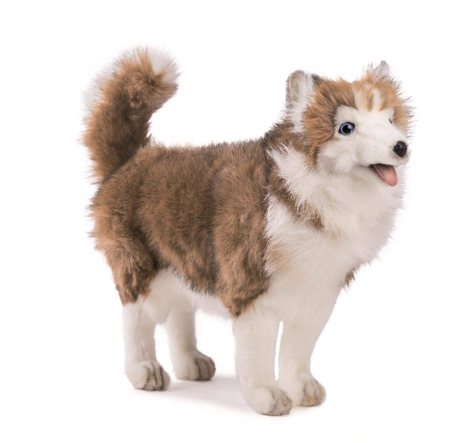 Hansa Plush Husky Dog Stuffed Animal - 14 Inch Soft Toy for Kids, Cute Siberian Husky Puppy Gift for Dog Lovers - Perfect for Nursery Decor, Birthday Presents & Cuddling