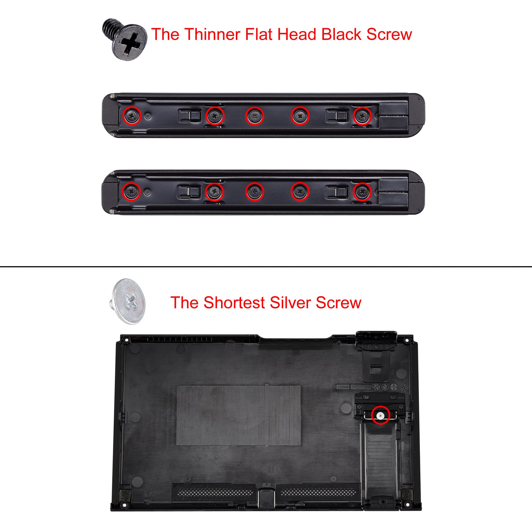 eXtremeRate Full Set Repair Tools Kit for Nintendo Switch - Screwdriver, Screws, Tweezers (NSAR0032GC) | DIY Console Repair & Maintenance Accessories for Joy-Con, Dock & Switch Lite