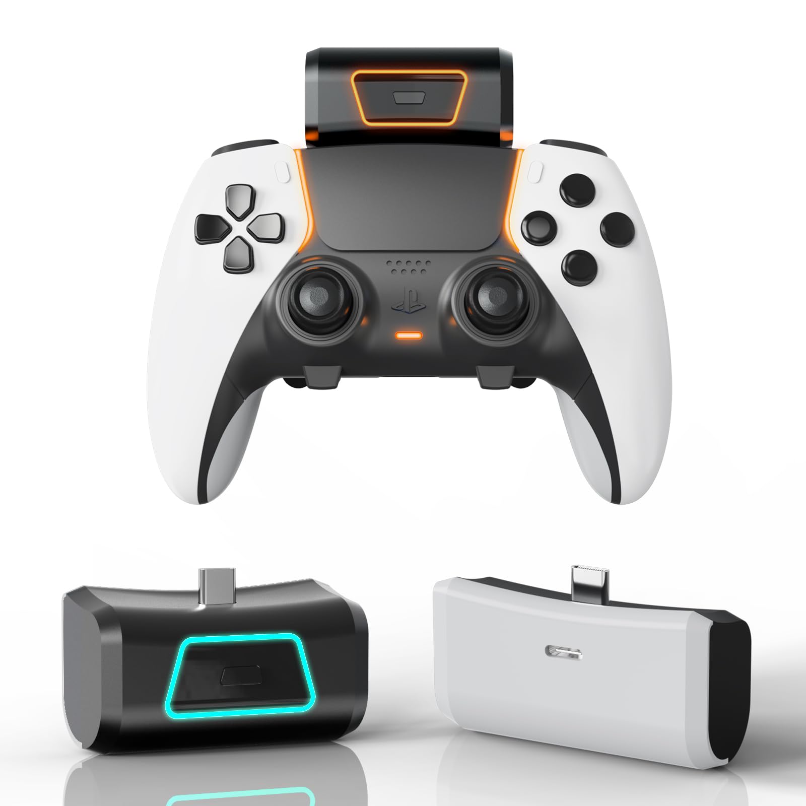 Rechargeable Battery Pack for PS5 DualSense/Edge Controller - 2000mAh with LED Indicator & USB-C Cable | Long-Lasting Gaming Power for Extended Play Sessions