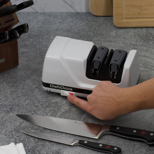 Chef's Choice 0320000 Professional Electric Knife Sharpener - Diamond Abrasive Wheels for Kitchen Knives, Scissors & Tools - Perfect for Home Chefs & Professional Cooks