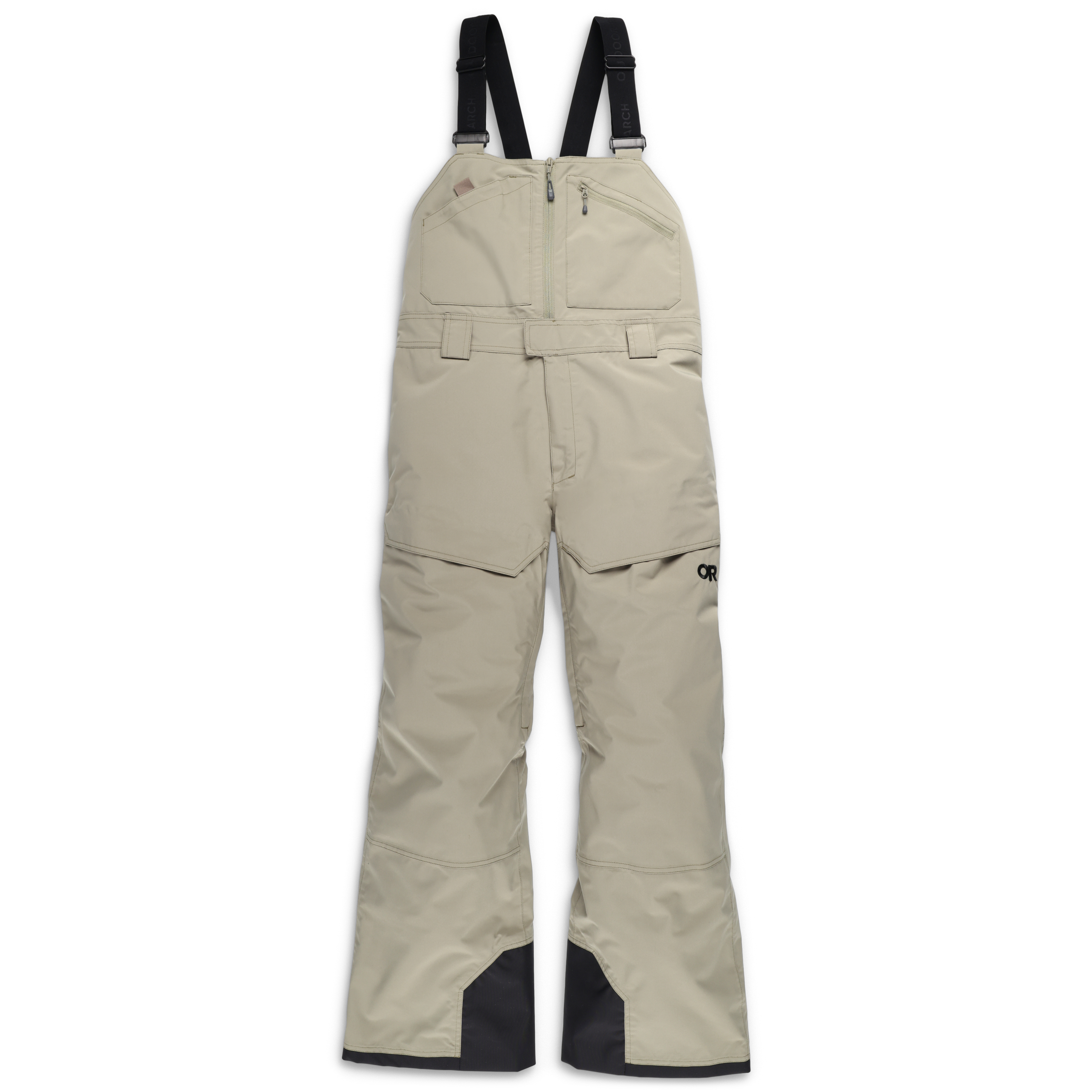 Men's Insulated Snow Bib Overalls - Waterproof Winter Ski Pants for Snowboarding & Outdoor Activities
