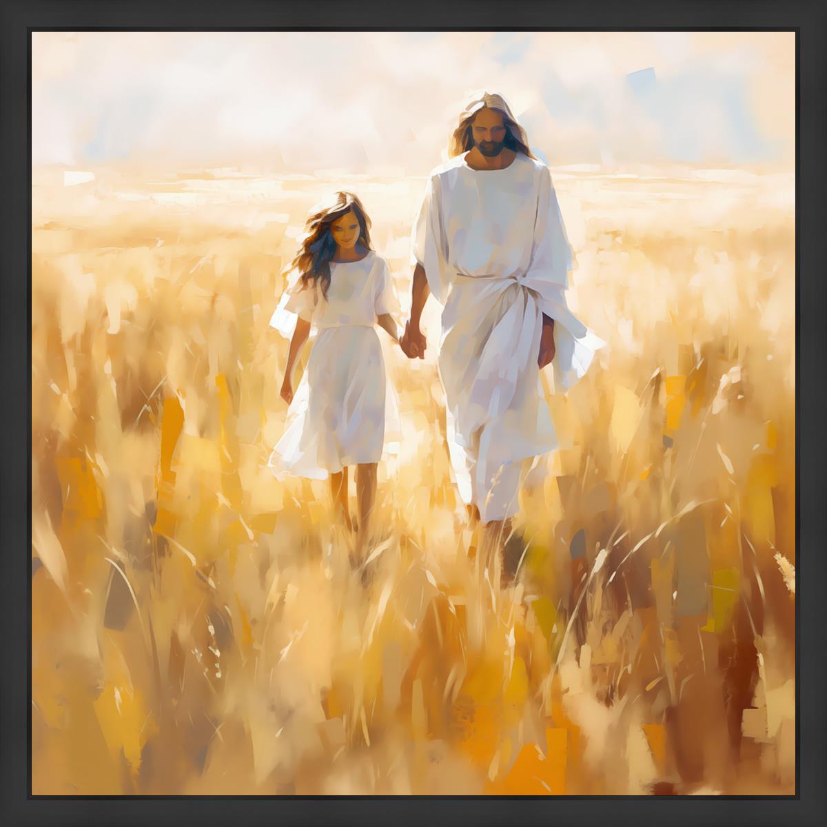 Come Follow Me Large Wall Art - Inspirational Christian Home Decor for Living Room, Bedroom & Office - Perfect Gift for Religious Families
