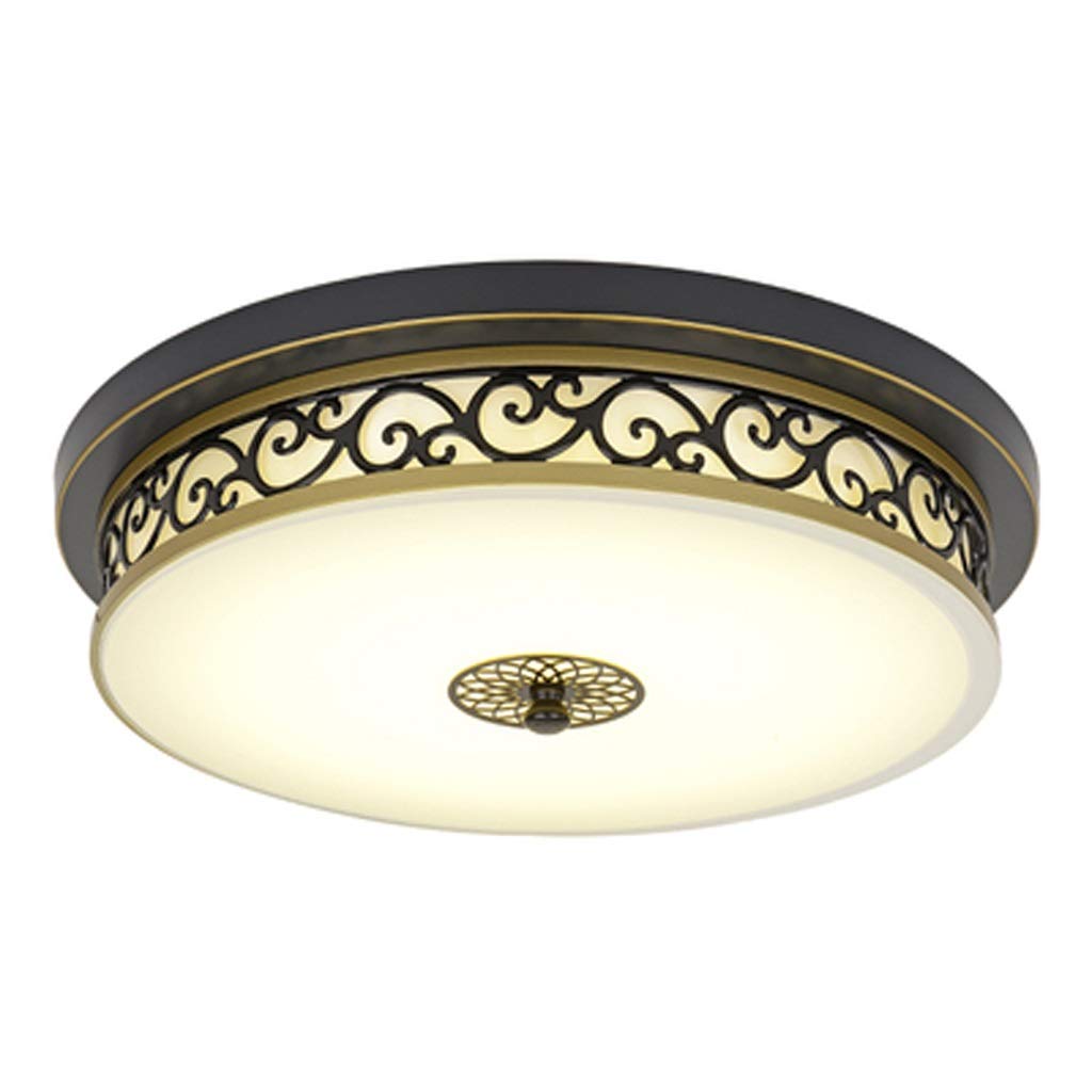 Retro Style Dimmable LED Ceiling Light with 3 Color Changing Options - Black Modern Lighting Fixture for Living Room, Bedroom & Home Decor | Perfect for Ambient Lighting & Interior Design