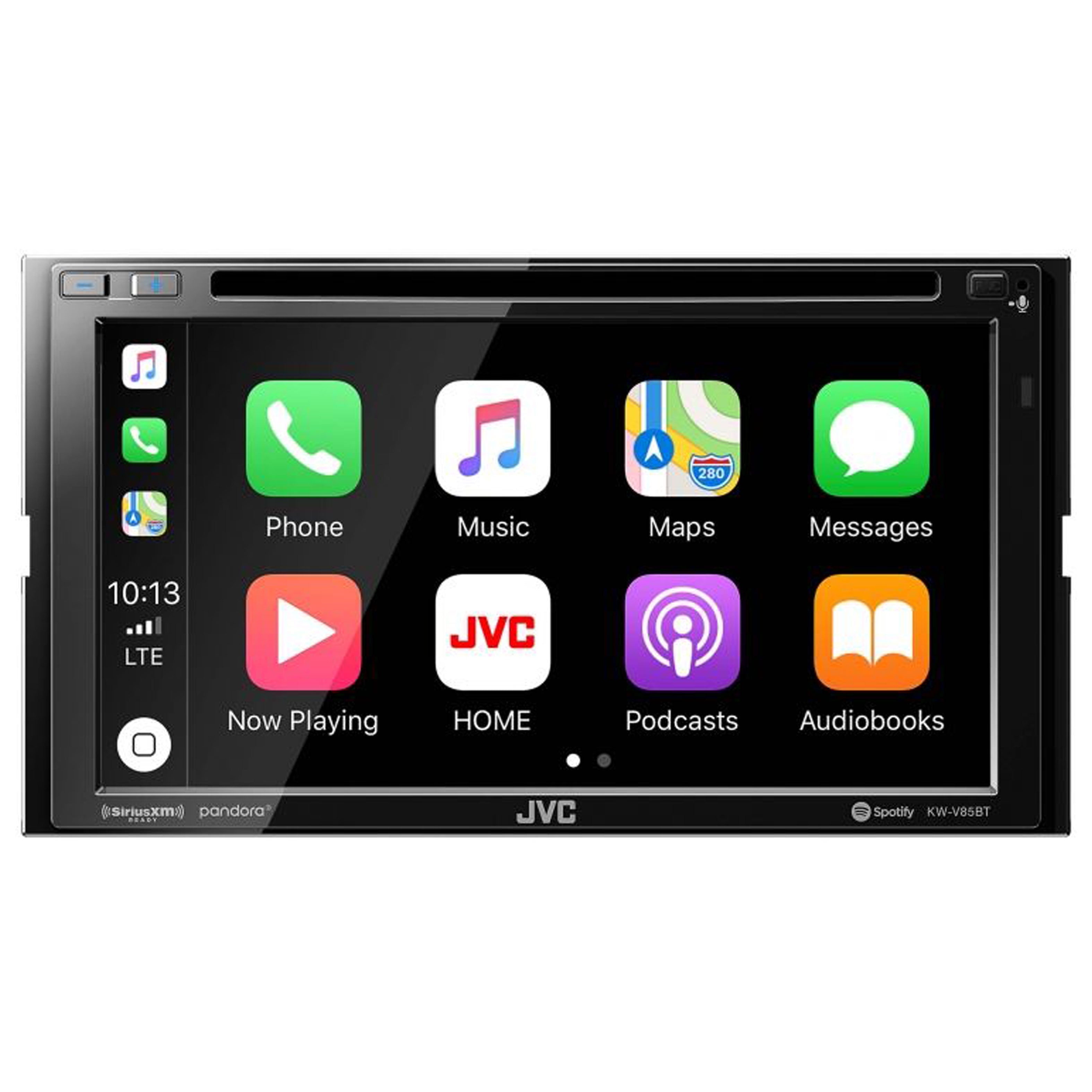 JVC KW-V85BT Double DIN Bluetooth Car Stereo Receiver with Apple CarPlay & Android Auto - Perfect for Hands-Free Calling, Music Streaming & GPS Navigation in Your Vehicle