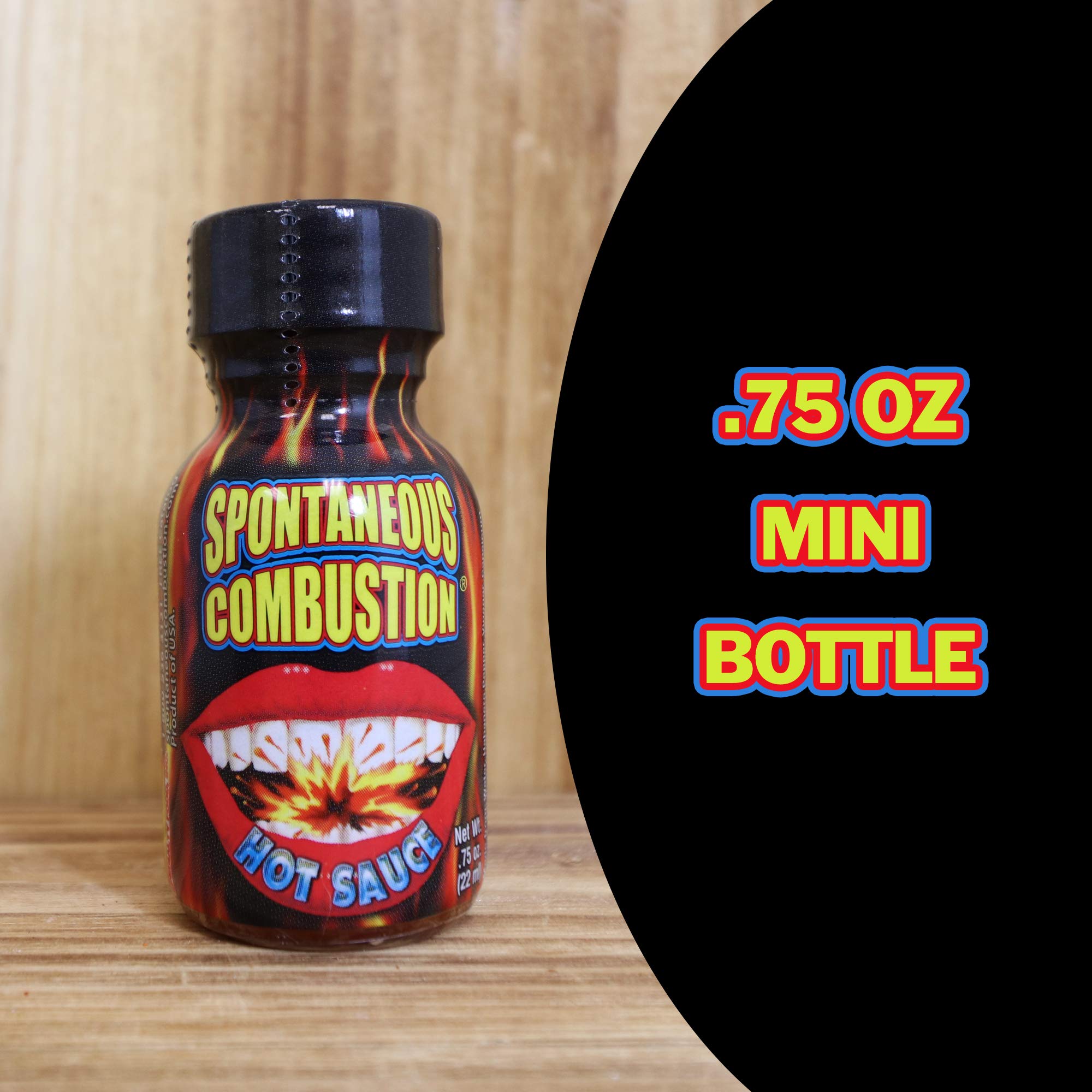 Spicy Habanero Hot Sauce Gift Set - 24 Pack Travel Size (0.75 oz Bottles) - Premium Gourmet Hot Sauce for Cooking, Gifting & Travel - Extreme Heat Challenge for Hot Sauce Lovers