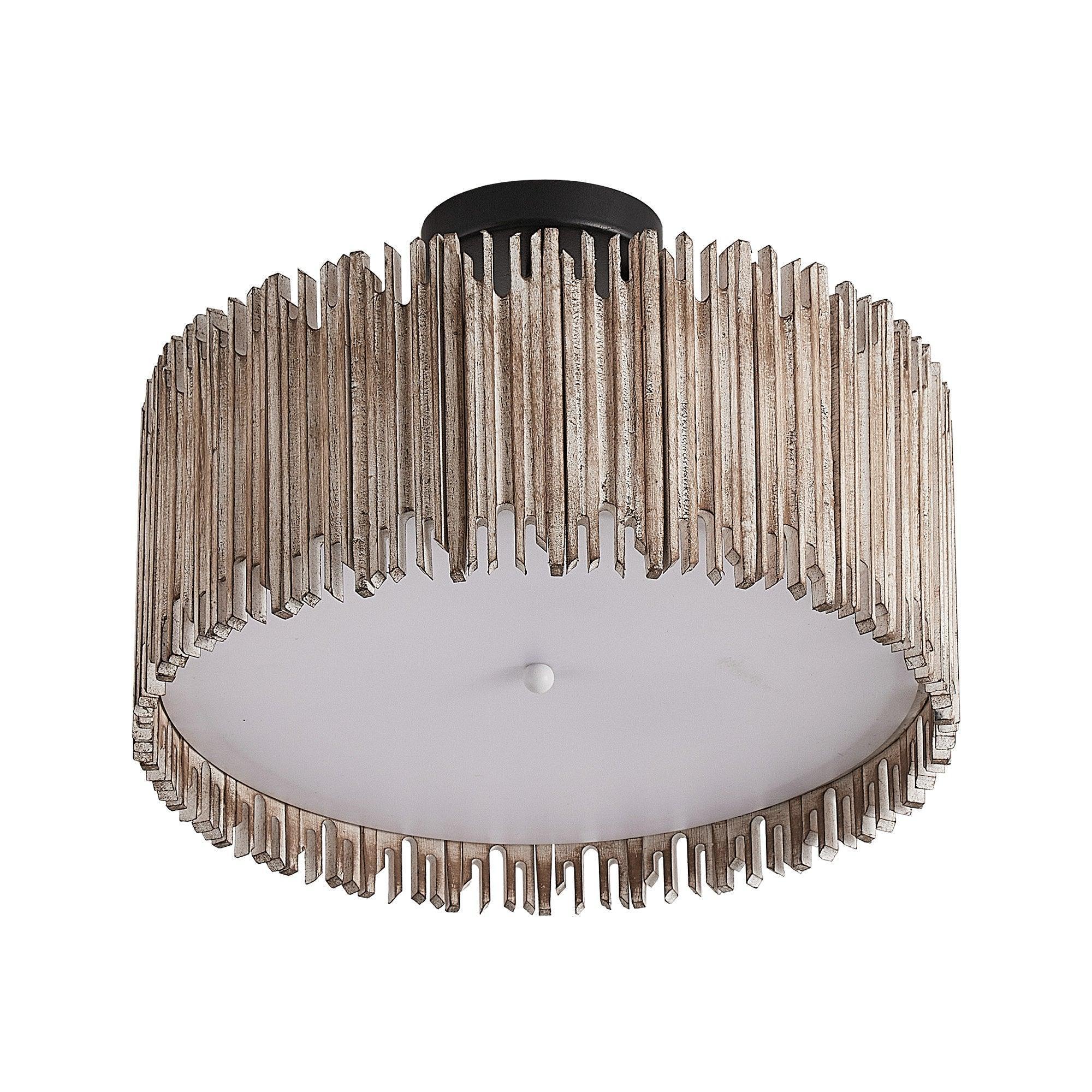3-Light Farmhouse LED Ceiling Light Fixture - Modern Rustic Chandelier for Kitchen, Dining Room & Bedroom Lighting