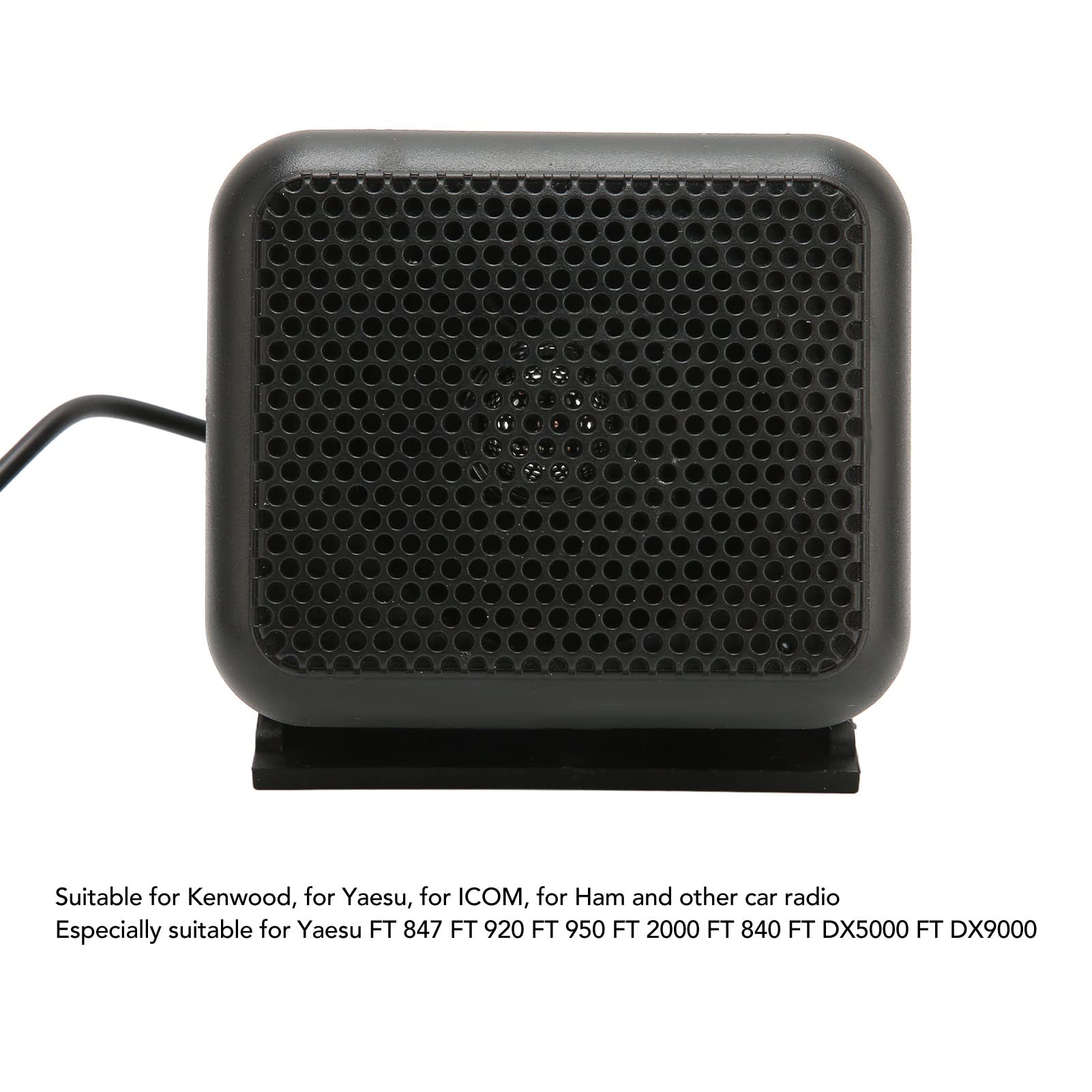 Yaesu FT Series Car Radio Speaker | External Communication Speaker for Ham Radios | Compatible with Kenwood & ICOM | 3.5mm Plug | Perfect for Mobile Ham Radio Setup & Emergency Communications