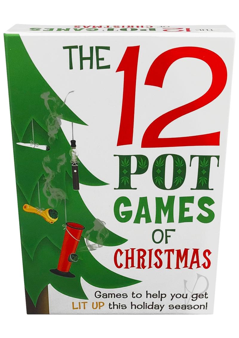 12 Pot Games of Christmas - Fun Holiday Party Games for Family & Friends - Perfect for Christmas Gatherings & Festive Celebrations