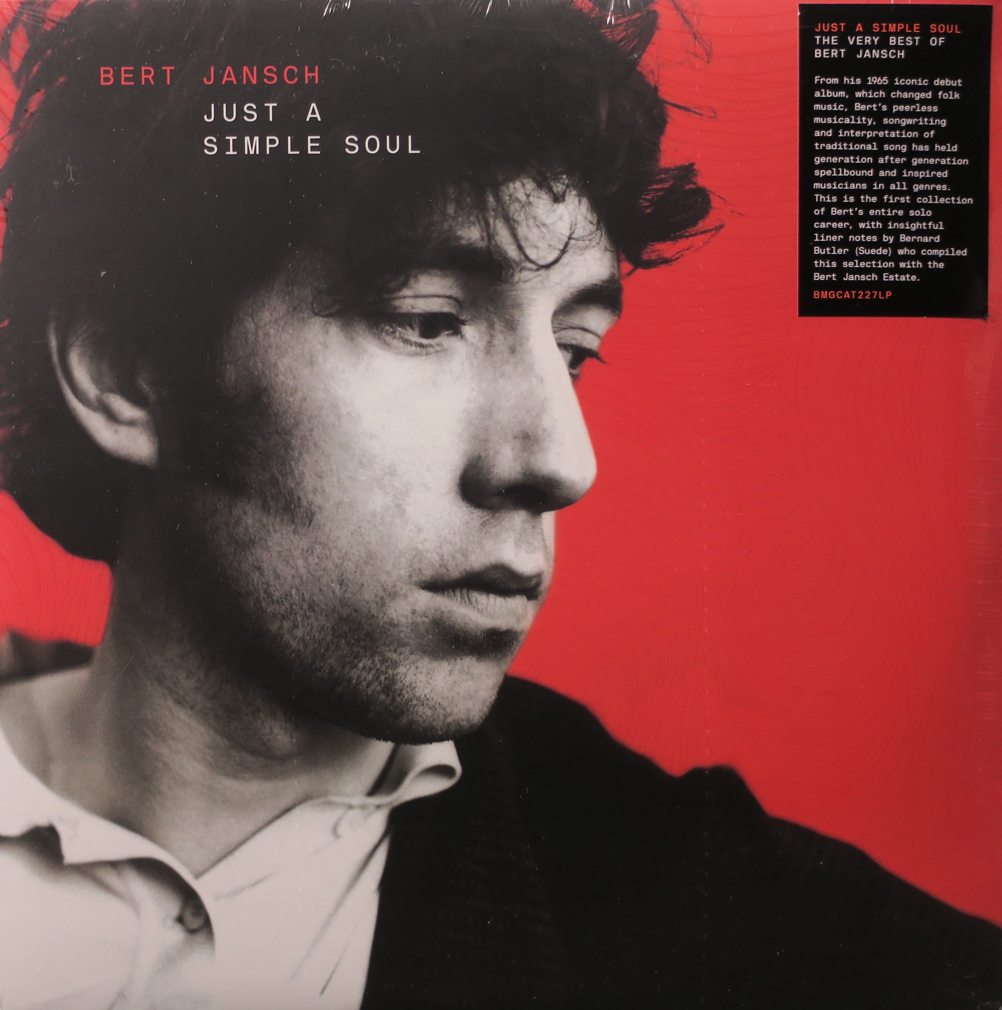 BERT JANSCH 'Just A Simple Touch: Very Best Of' Vinyl 2LP Record - Classic Folk Music Collection for Audiophiles & Vinyl Enthusiasts - Perfect for Home Listening & Music Collectors