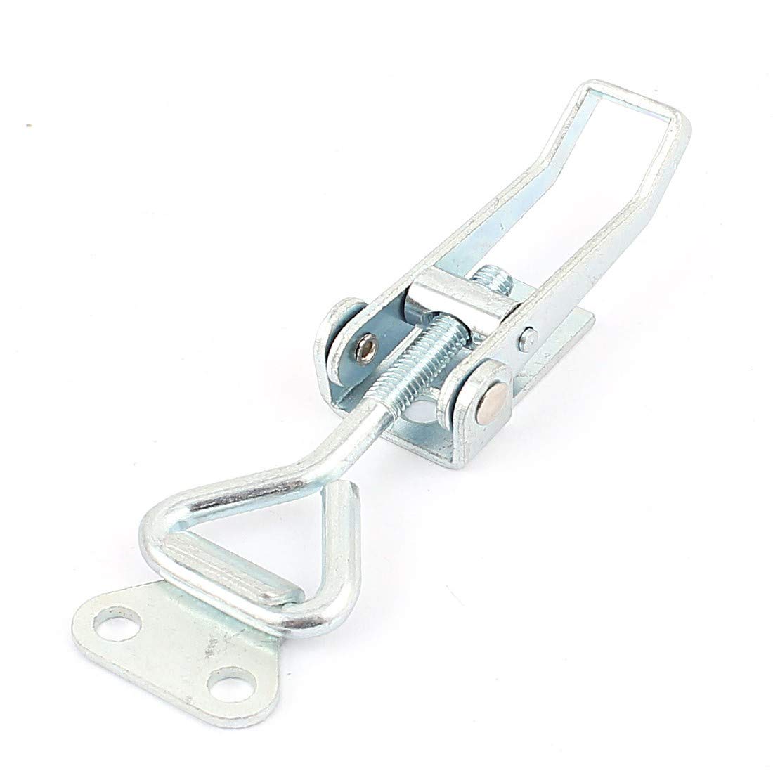 New Lon0167 Closet Chest Toolbox with Secure Locking Toggle Latch - Durable Silver Tone Clamp for Home Storage & Organization | Perfect for Toolboxes, Cabinets, and Storage Containers