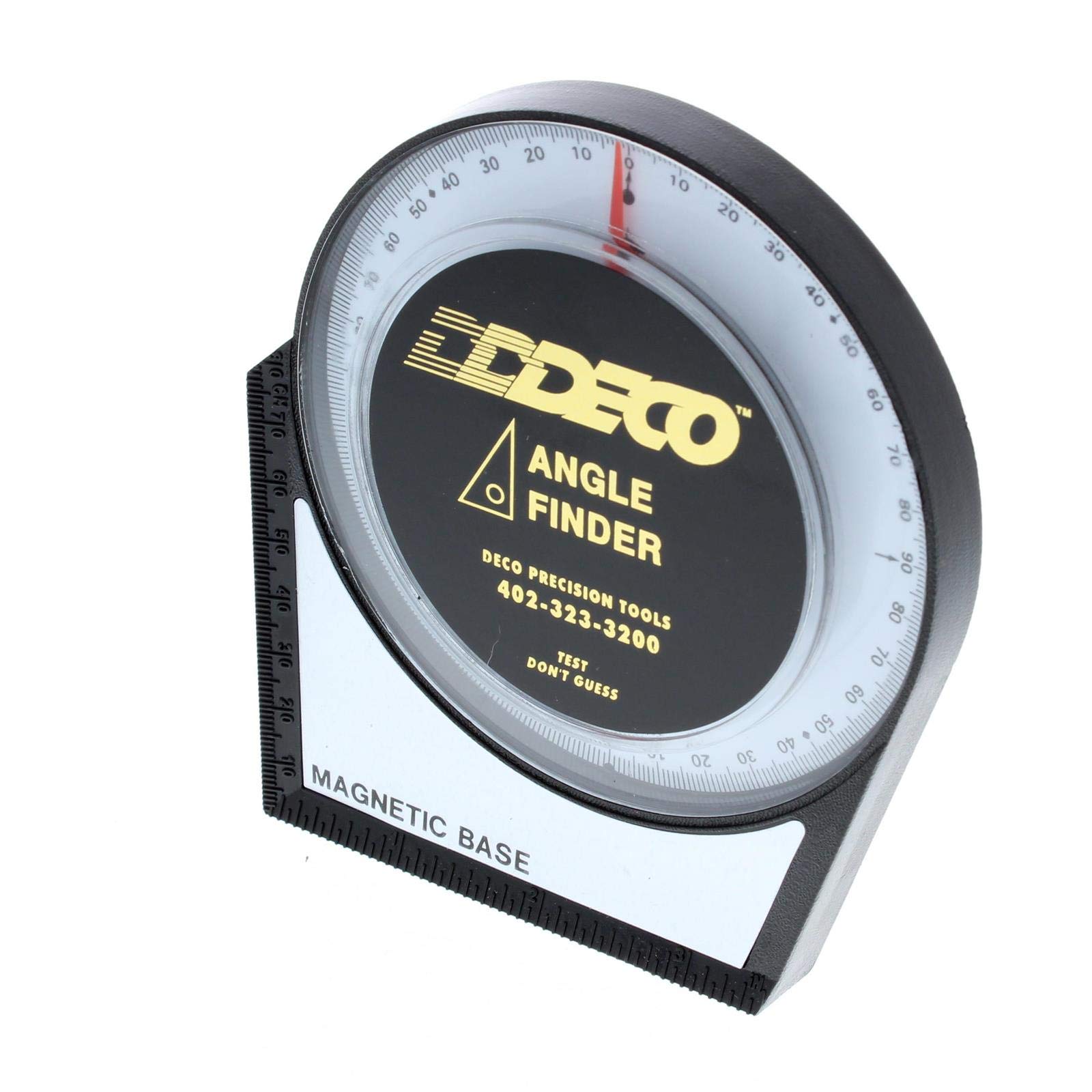 Precision Angle Finder Tool - 4.14 Inch Diameter Measuring Instrument for Woodworking, Metalworking & DIY Projects