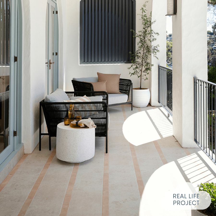 Premium Seaforth Travertine Look Beige Matte Ceramic Tile - Waterproof & Durable Flooring for Bathroom, Kitchen & Living Room