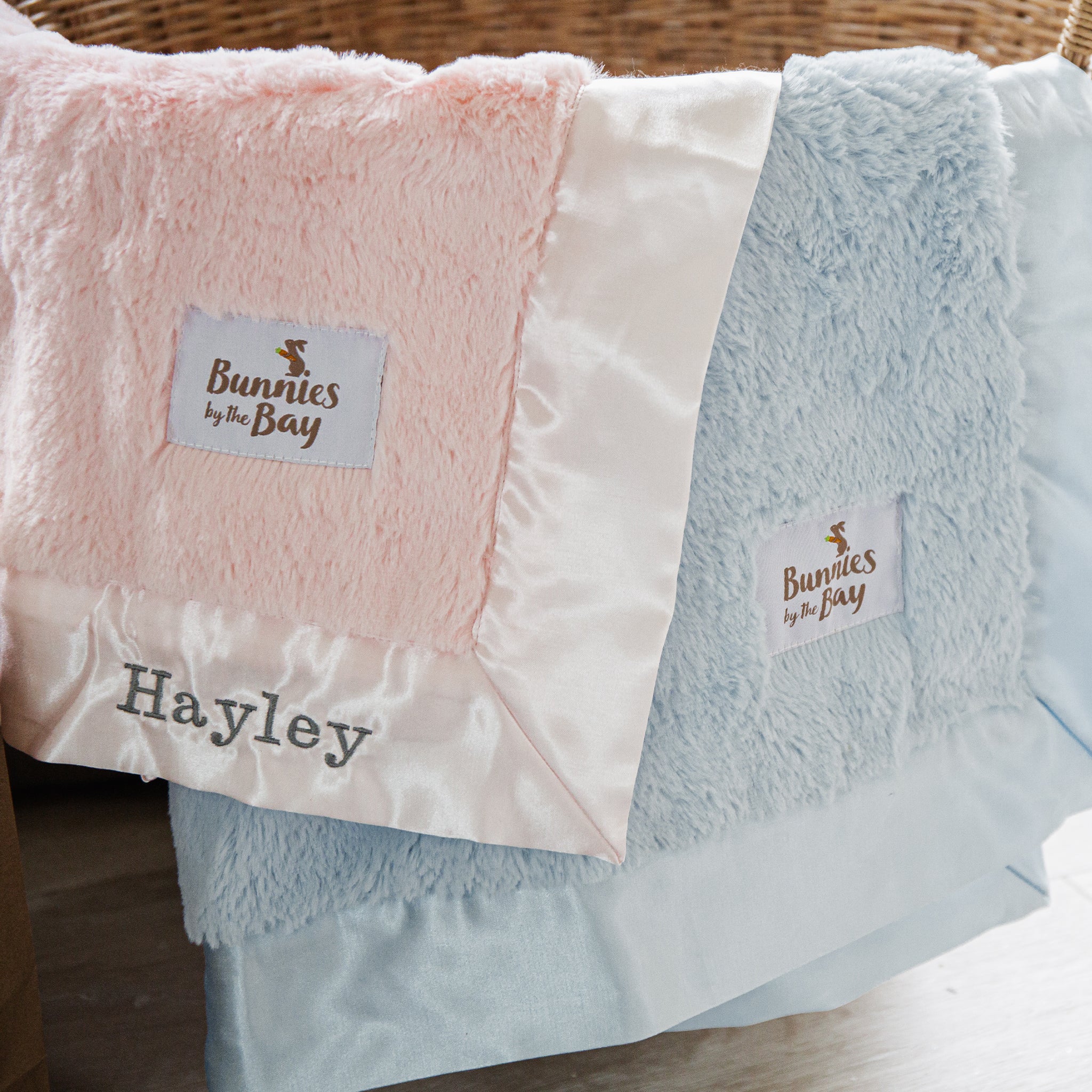 Somebunny Loves You! Blue Bud Gift Set - Perfect for Valentine's Day, Anniversary & Birthday Presents