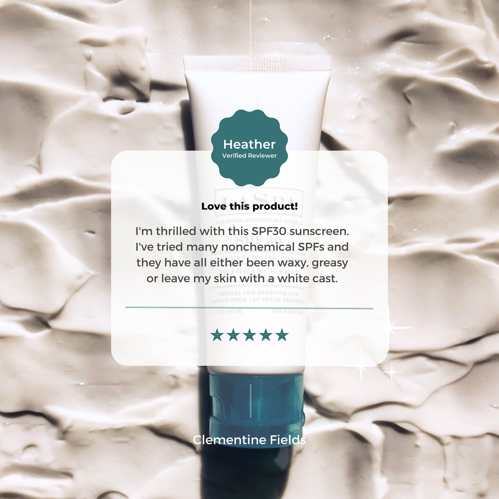 Moisturizing Mineral Sunscreen SPF 30 - Natural Face & Body Sun Protection for Sensitive Skin | Daily Use, Beach, Outdoor Activities