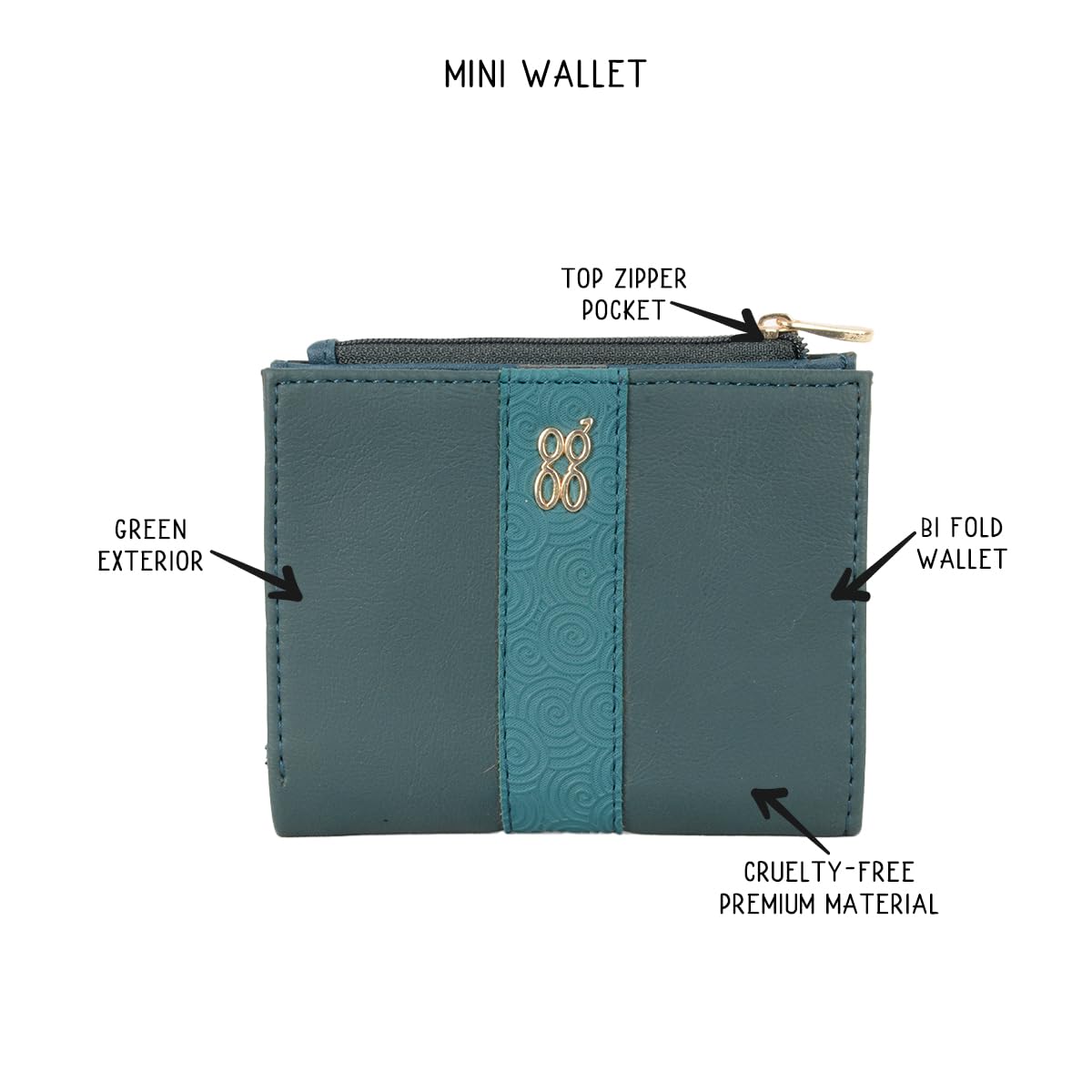 Baggit Women's Jimin Zedd Combo Bag and Wallet Set - Stylish Crossbody Purse with Matching Wallet for Women | Perfect for Work, Travel & Everyday Use