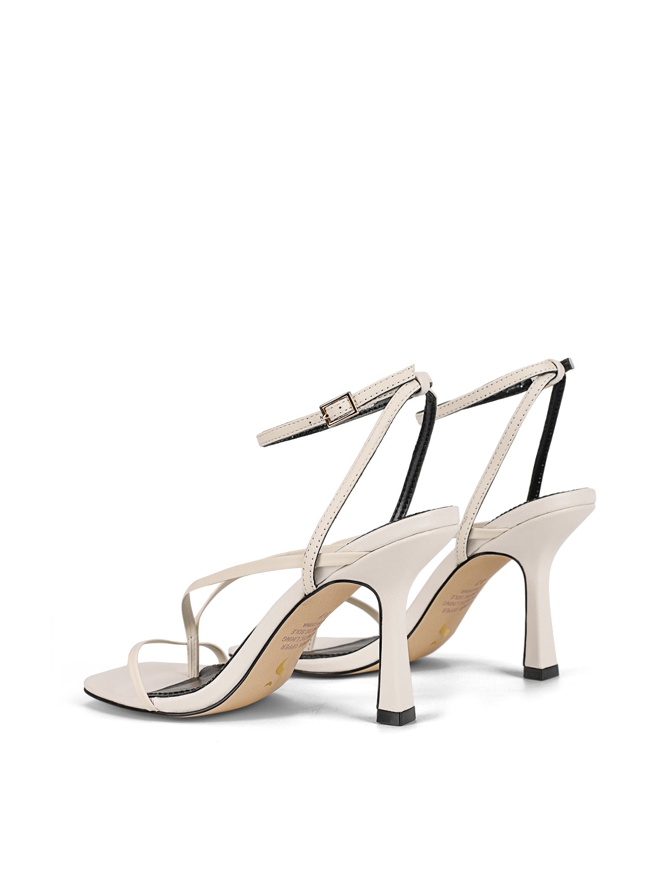 Spice Strappy Sandals - Chalk White Leather Women's Summer Sandals | Comfortable & Stylish for Beach, Vacation & Casual Outings