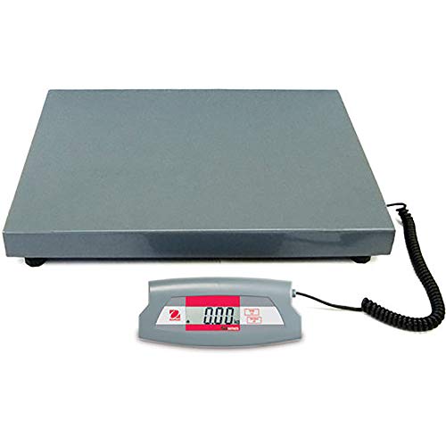 Ohaus SD75L Digital Shipping & Receiving Bench Scale - 165 lb Capacity, 0.1 lb Precision - Ideal for Warehouses, Post Offices & Industrial Packaging (NEW)