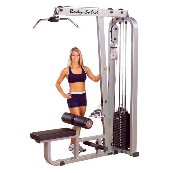 Body Solid ProClub Line Lat Mid Row Machine - Premium Strength Training Equipment for Home & Gym - Perfect for Back Workouts and Muscle Building