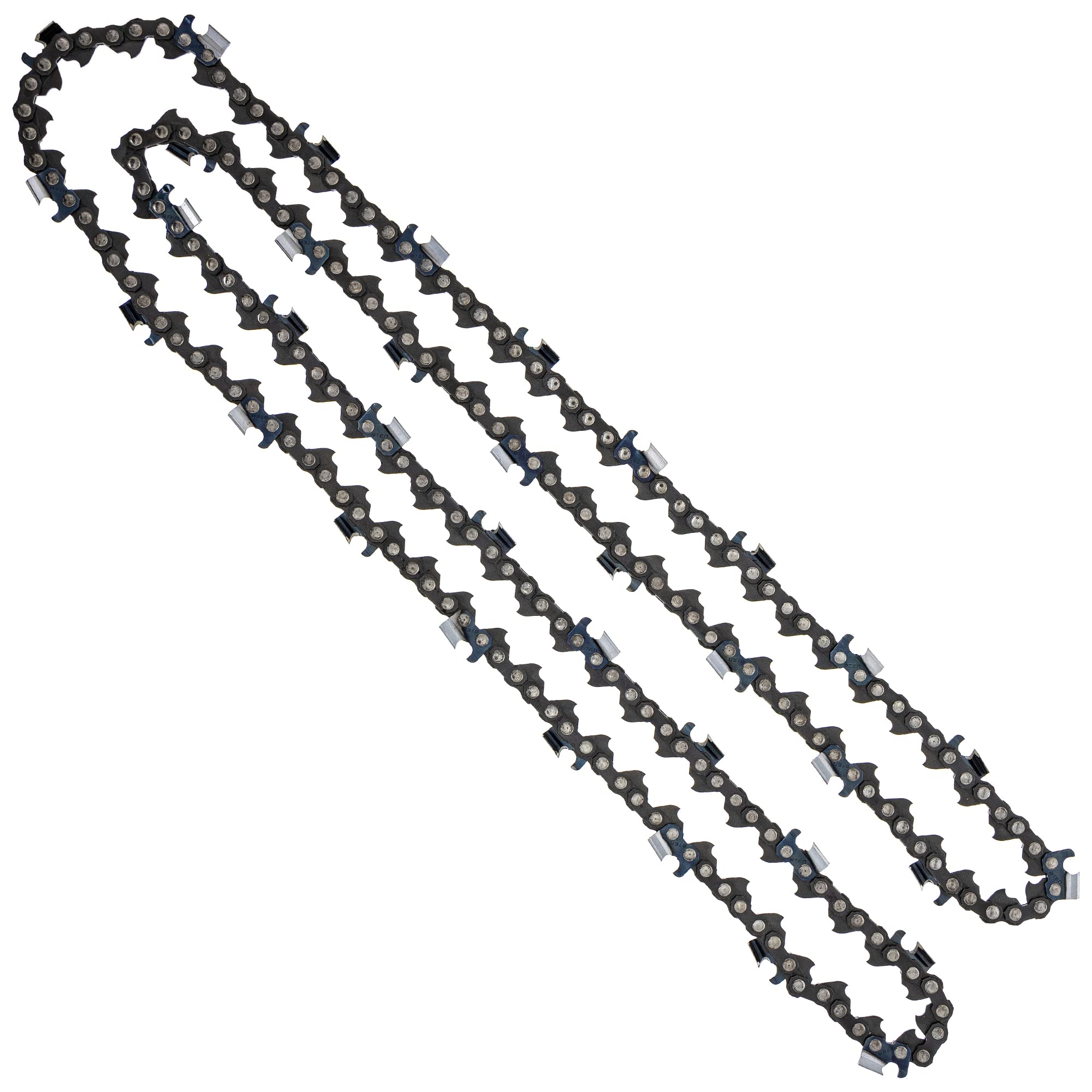 Premium 32 Inch Semi Chisel Skip Tooth Chainsaw Chain .050 Gauge 3/8 Pitch 105 DL - 6 Pack for Husqvarna 372XP, Echo CS-600P, Jonsered 670 | Ideal for Professional Logging, Tree Felling & Firewood Cutting