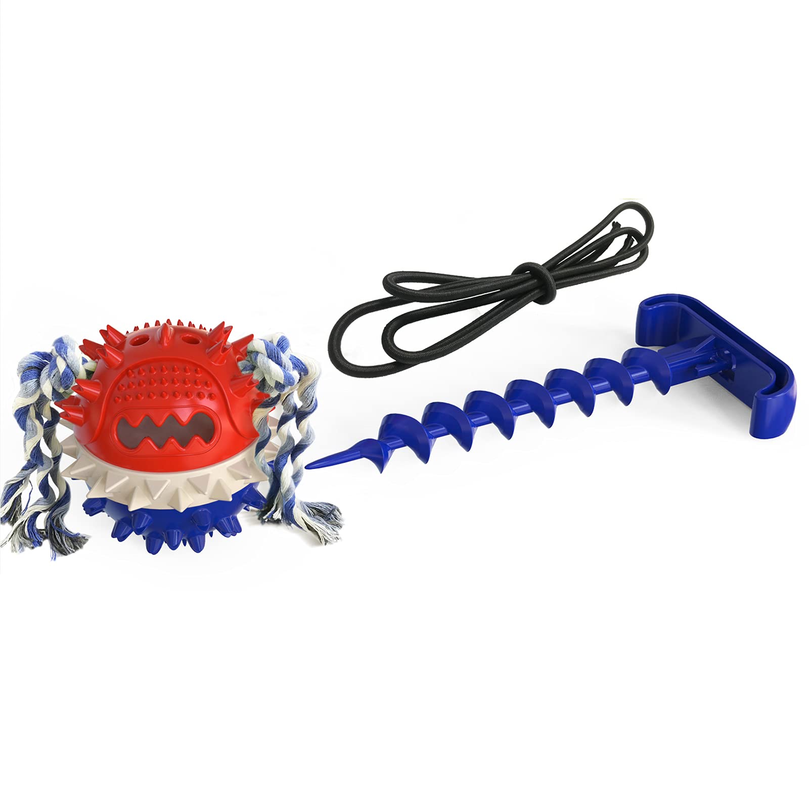 LFHouzze Durable Dog Chew Toys - Interactive Treat Ball for Aggressive Chewers, Puppy Training & Teeth Cleaning - Fun Chewing Toy for Small Medium Large Dogs - Perfect for Indoor Playtime & Outdoor Fetch Games