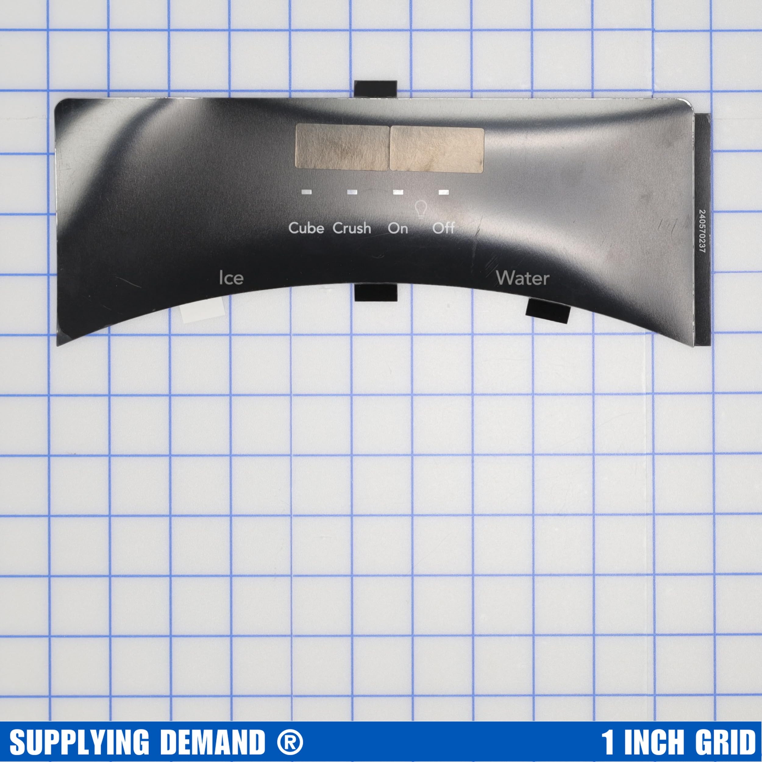 Refrigerator Dispenser Overlay Module Cover Replacement Parts 240570206 240570237 - Compatible with Various Refrigerator Models for Easy DIY Repair and Maintenance