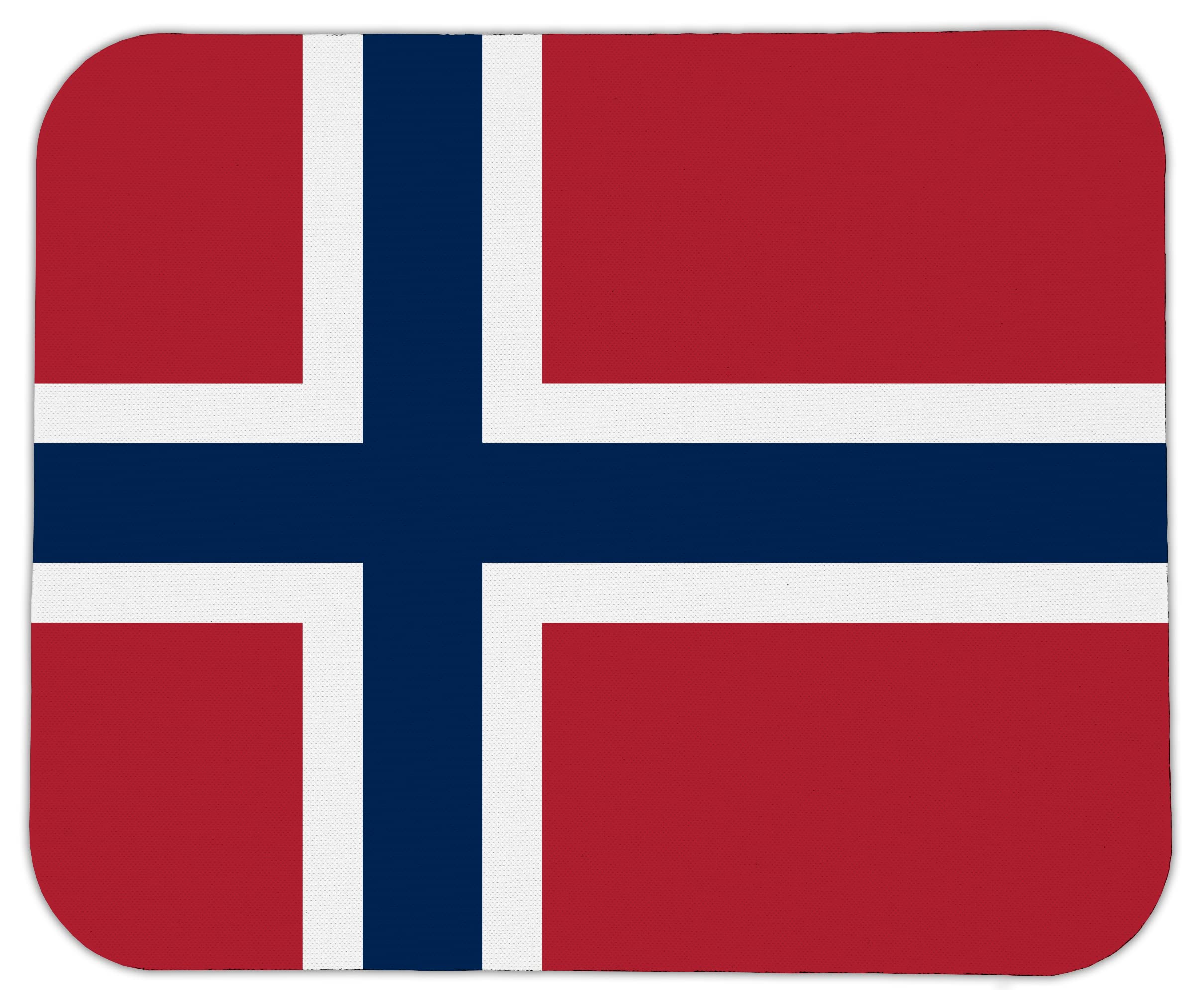 Norway Flag Mouse Pad - Non-Slip Rubber Base, Smooth Surface for Gaming & Office Use - Perfect for Home, Work, or Travel Laptop Setup