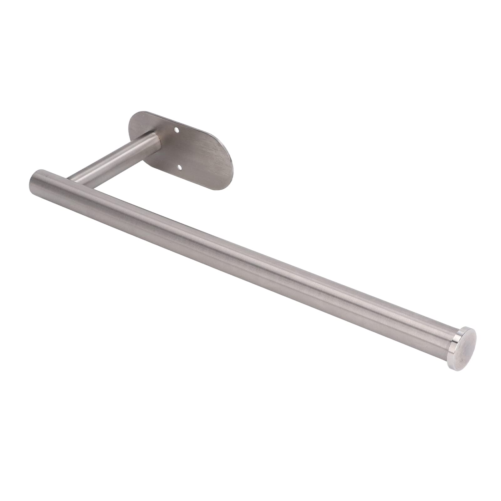 Wall Mounted Plastic Wrap Holder - Brushed Stainless Steel Kitchen Cling Film Shelf for Easy Access & Storage | Perfect for Pantry, Cabinet, or Countertop Organization