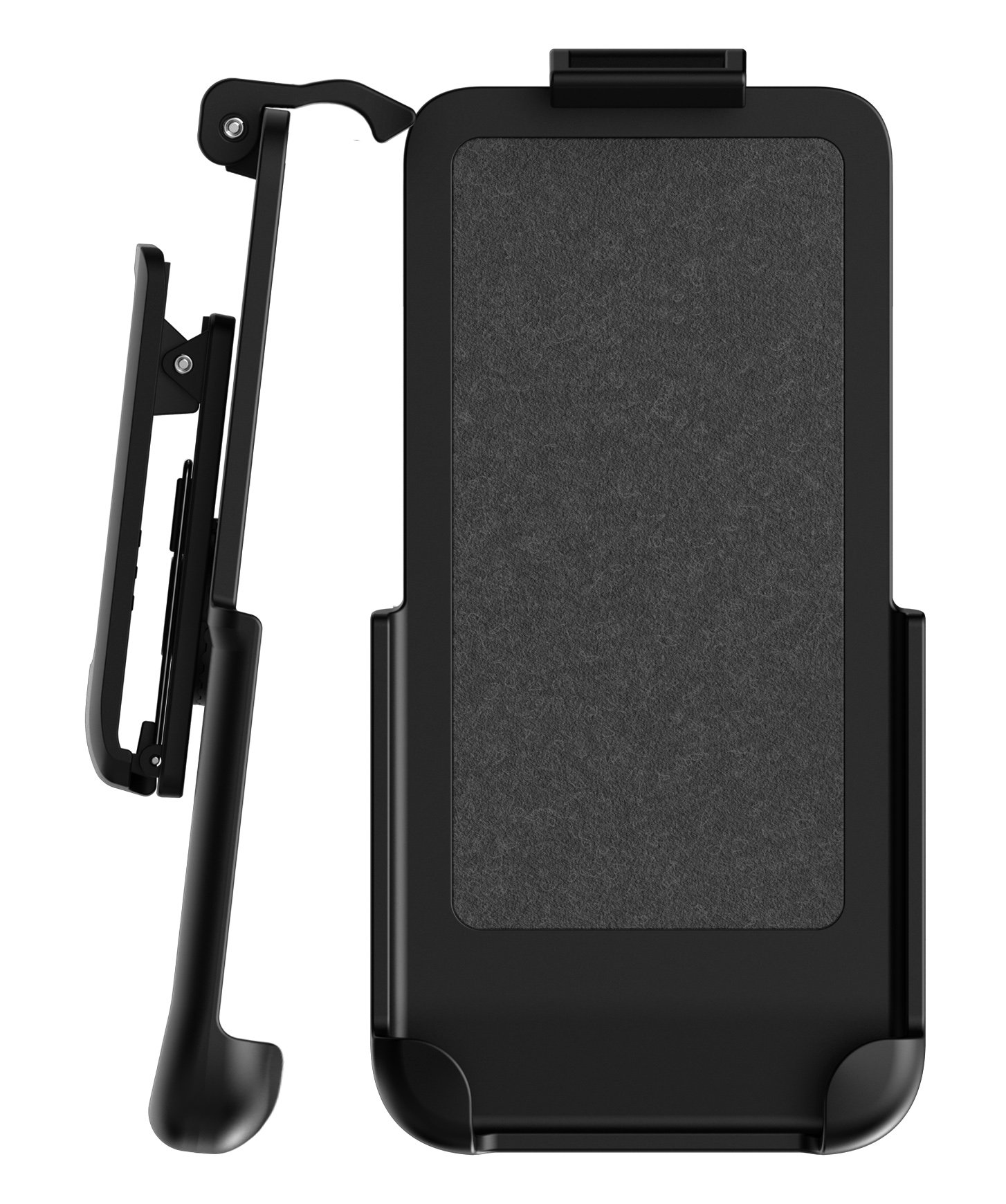 Motorola Edge Plus Belt Clip Holster Case (2020) - Heavy Duty Rugged Full Body Protective Cover with Holder for Moto Edge+ (Black) | Perfect for Construction, Outdoor Work & Active Lifestyle