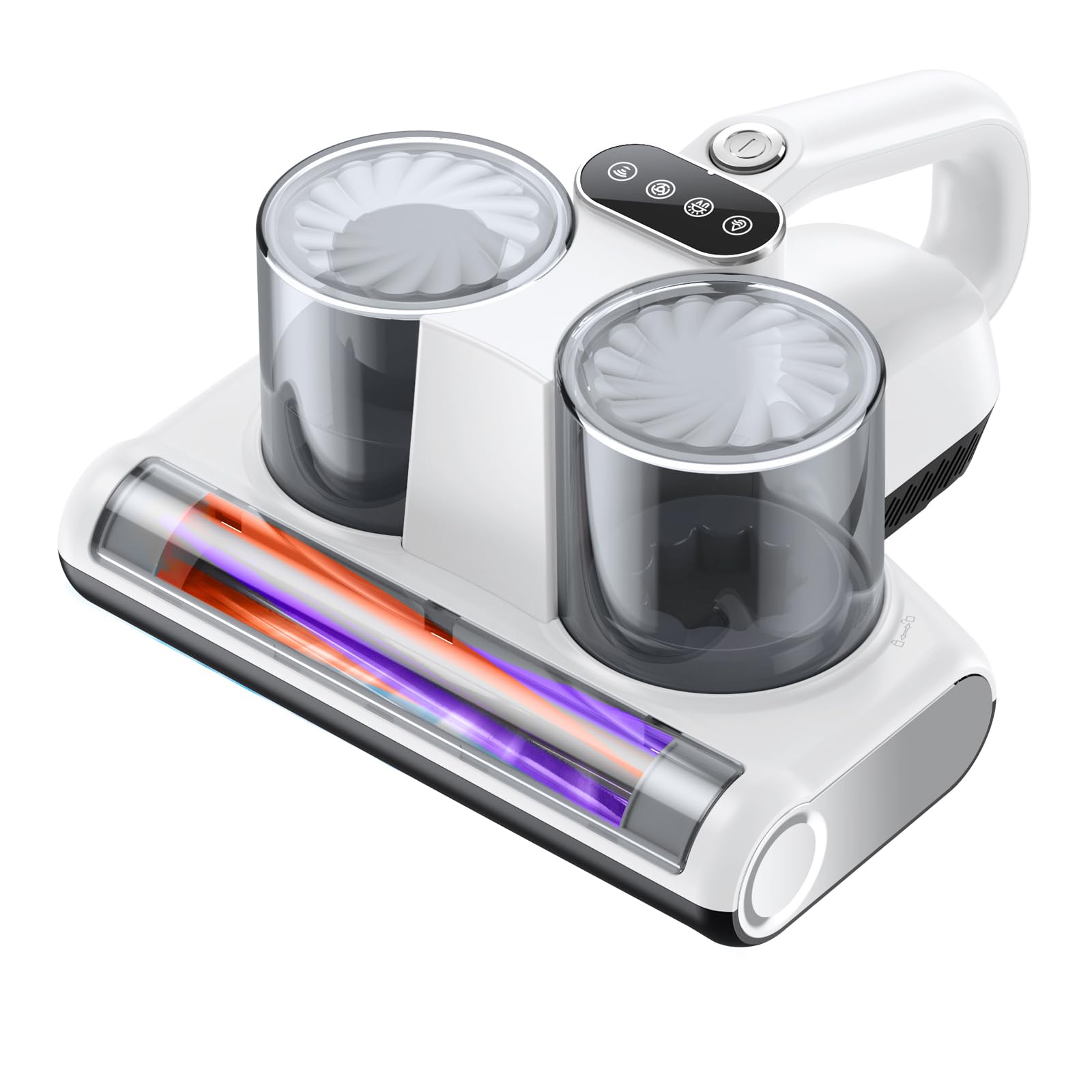 **Powerful 500W Bed Vacuum Cleaner with 16Kpa Suction, HEPA Filter, 253.7nm UV-C Light & 30000 RPM Brushroll - Heating & Ultrasonic Quintuple Tech for Deep Cleaning Mattresses, Carpets & Upholstery - Ideal for Allergy Relief & Pet Hair Removal**