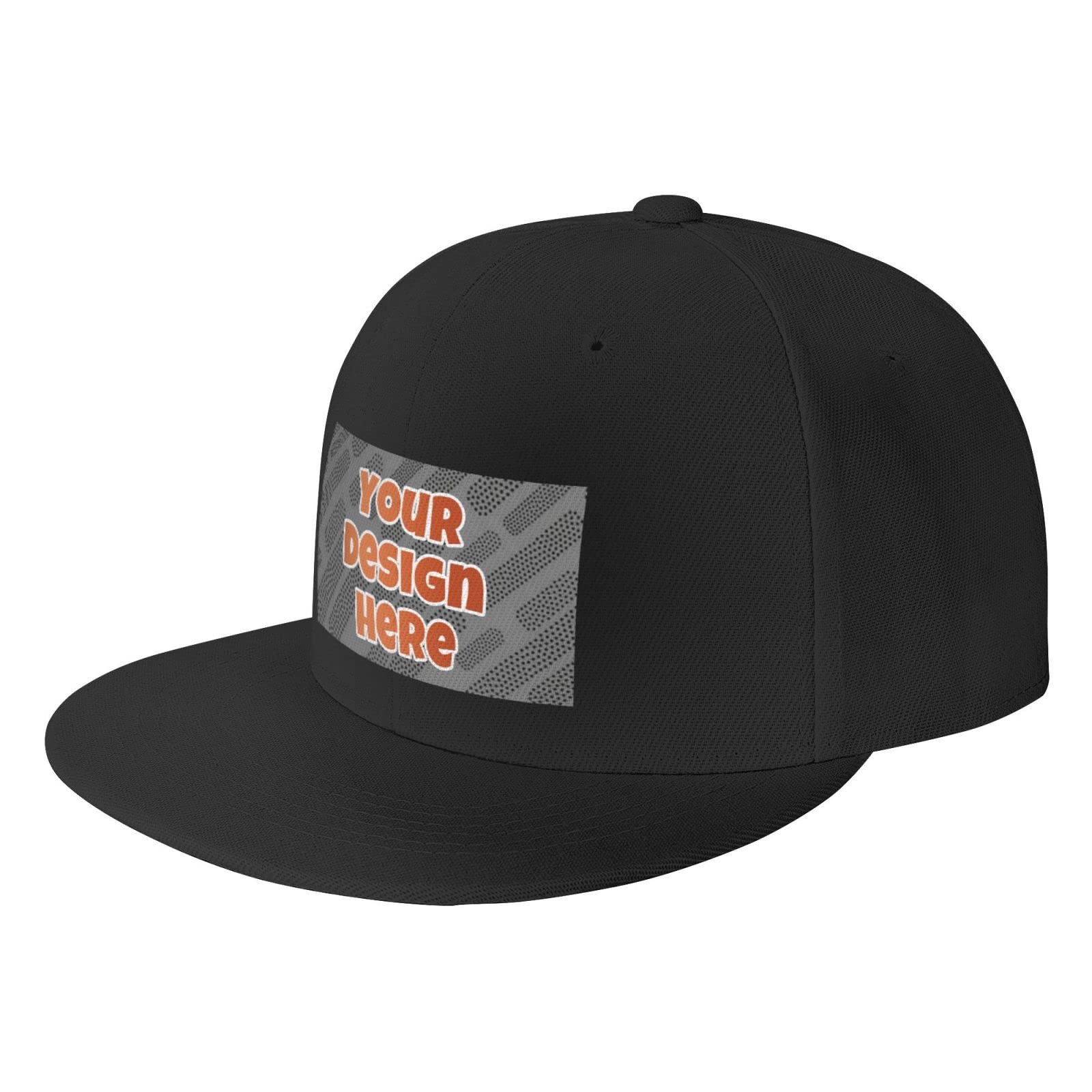 Custom Personalized Trucker Hats for Men & Women - Add Your Own Picture, Text or Logo - Embroidered Adjustable Snapback Cap for Sports, Outdoor & Casual Wear