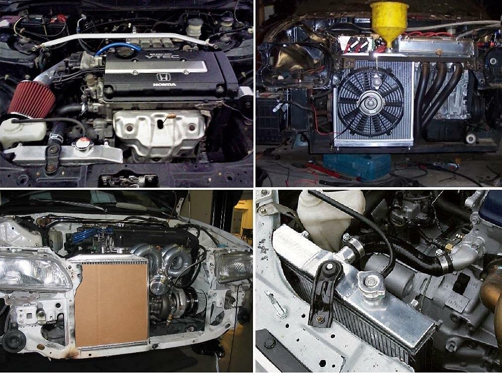 All Aluminum 2-Row Radiator with 12