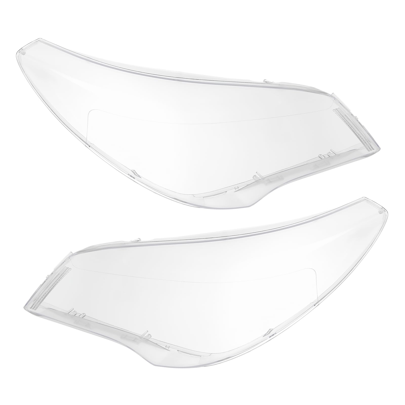 2013-2017 Buick Enclave Replacement Headlight Lens Covers - Pair of Left & Right Front Clear Lenses - Perfect for Night Driving and Foggy Conditions