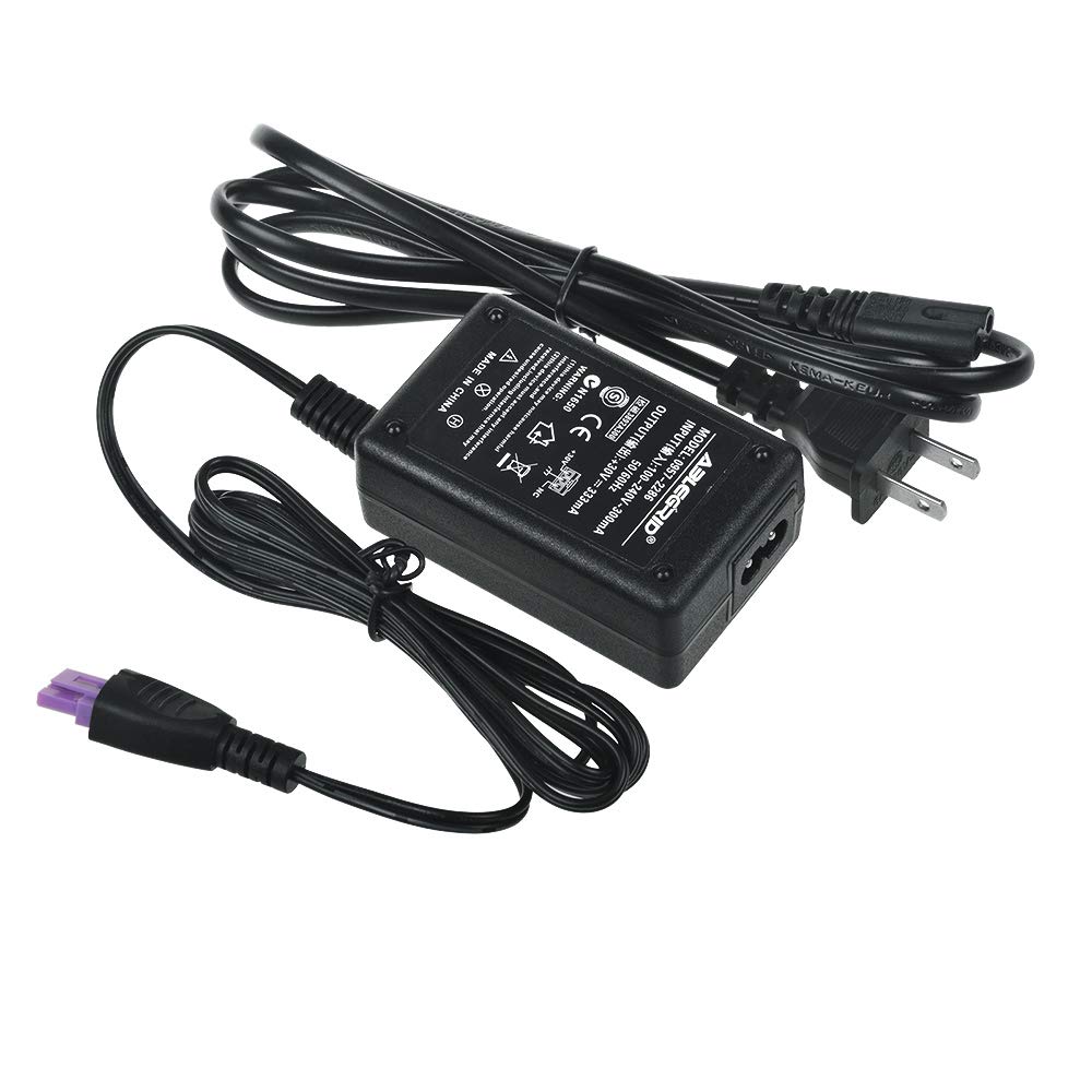 Original AC Adapter Charger Power Cord for HP Deskjet 1000 1050 1051 1055 1056 Printer - Replacement Power Supply for Home & Office Printing Needs