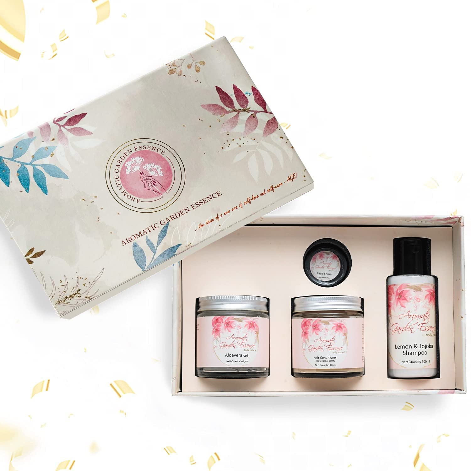 Luxury Skincare & Haircare Gift Set for Women and Men - 4-Piece Premium Body & Hair Care Essentials Kit with Elegant Packaging - Perfect Spa Day, Birthday, Anniversary & Holiday Gift Hamper