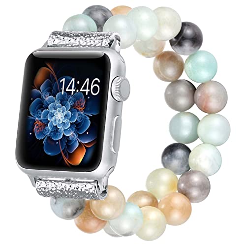 Silver/Amazonite