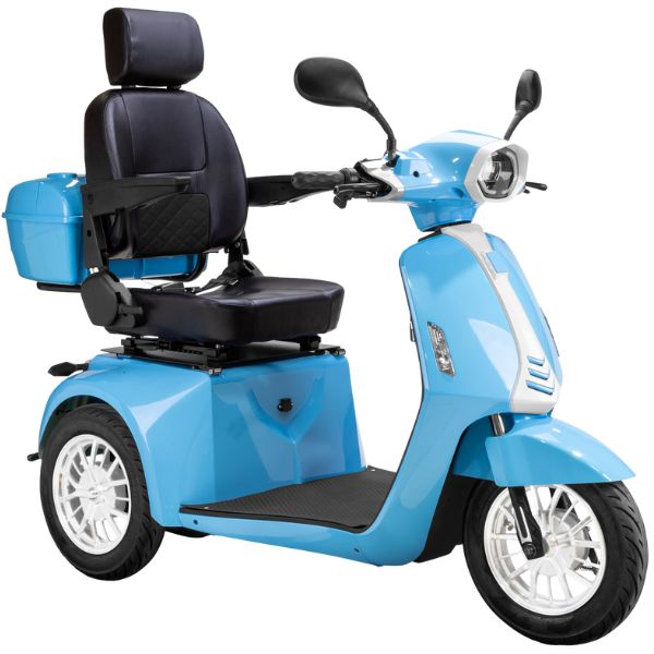 Premium Heavy Duty 3-Wheel Mobility Scooter for Adults - Lightweight & Foldable Electric Scooter with Long Battery Life - Ideal for Seniors, Travel, Shopping & Outdoor Activities