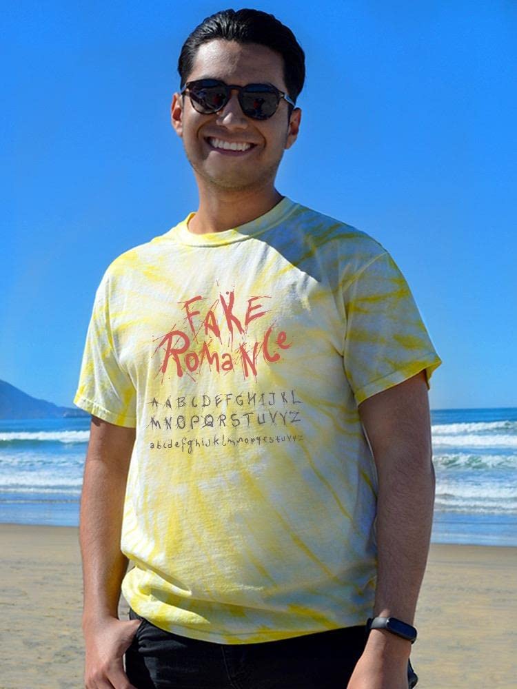 Smartprints Fake Romance Tie Dye Cyclone Men's T-Shirt - Trendy Graphic Tee for Casual Wear, Street Style & Festival Outfits