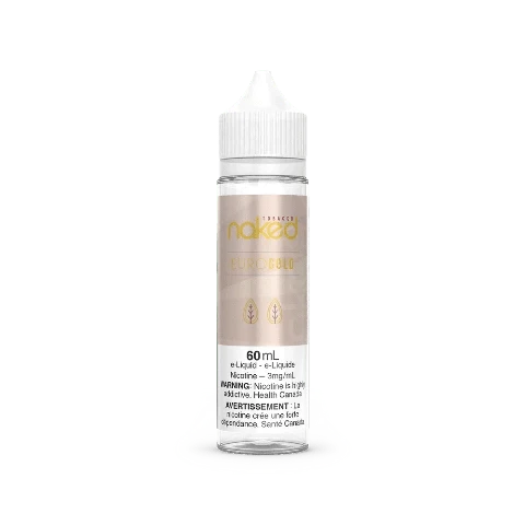 Premium Euro Gold NAKED 100 E-Liquid Vape Juice - 60mL Bottle for Smooth Vaping Experience | Perfect for Cloud Chasing & All-Day Vaping