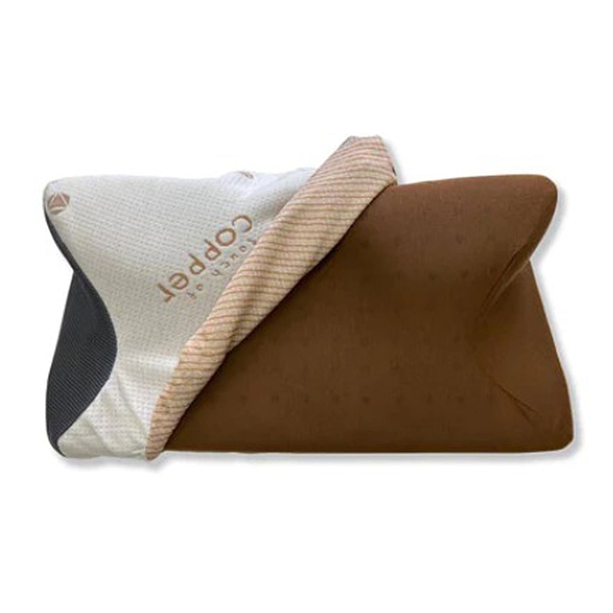 CARBON SNORE X Ultra THIN Flat PILLOW - Anti-Snoring Memory Foam Pillow for Side & Back Sleepers - Perfect for Travel, Home & Office Use